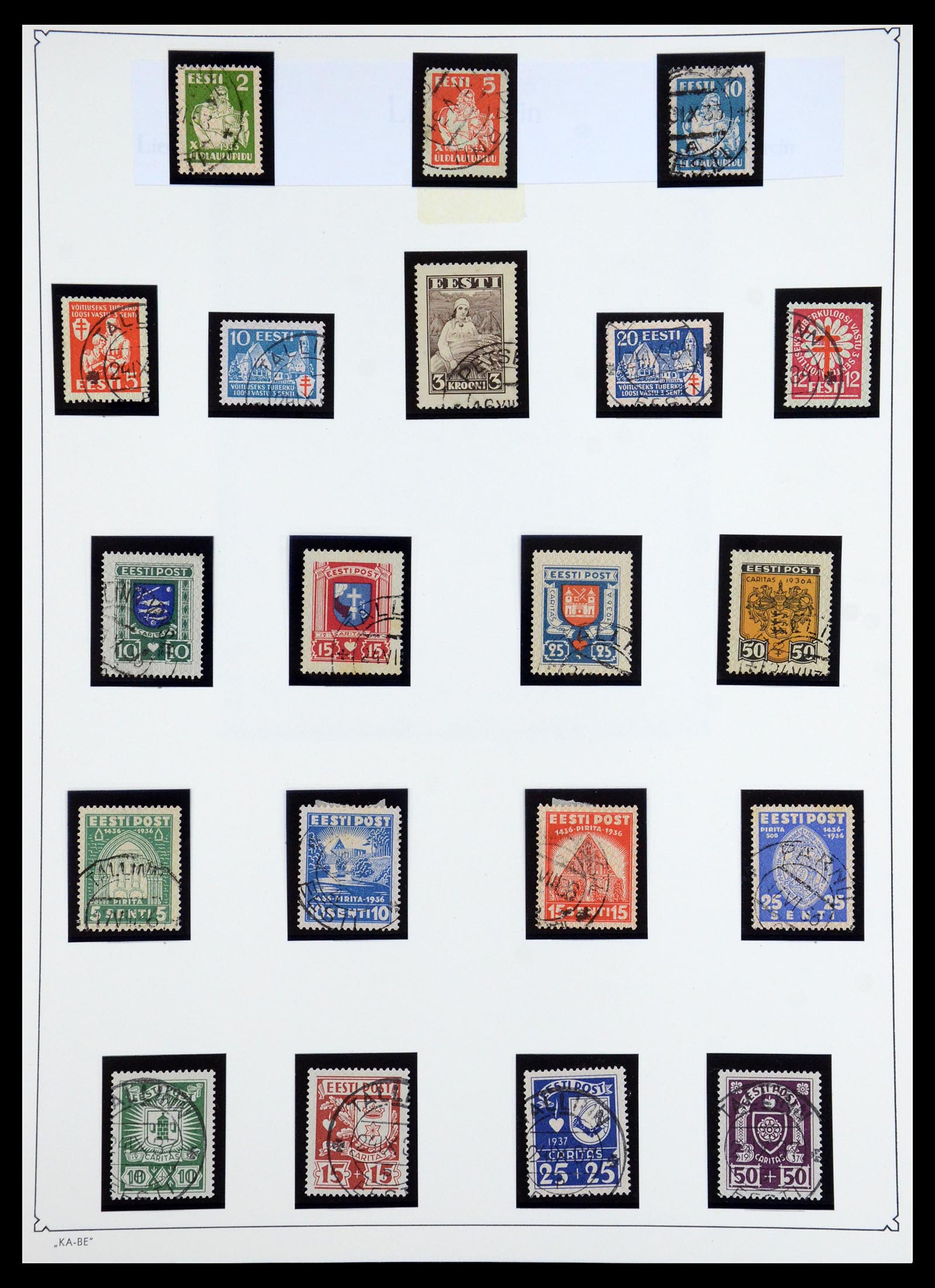 35349 096 - Stamp Collection 35349 Baltic States 1918-1940.