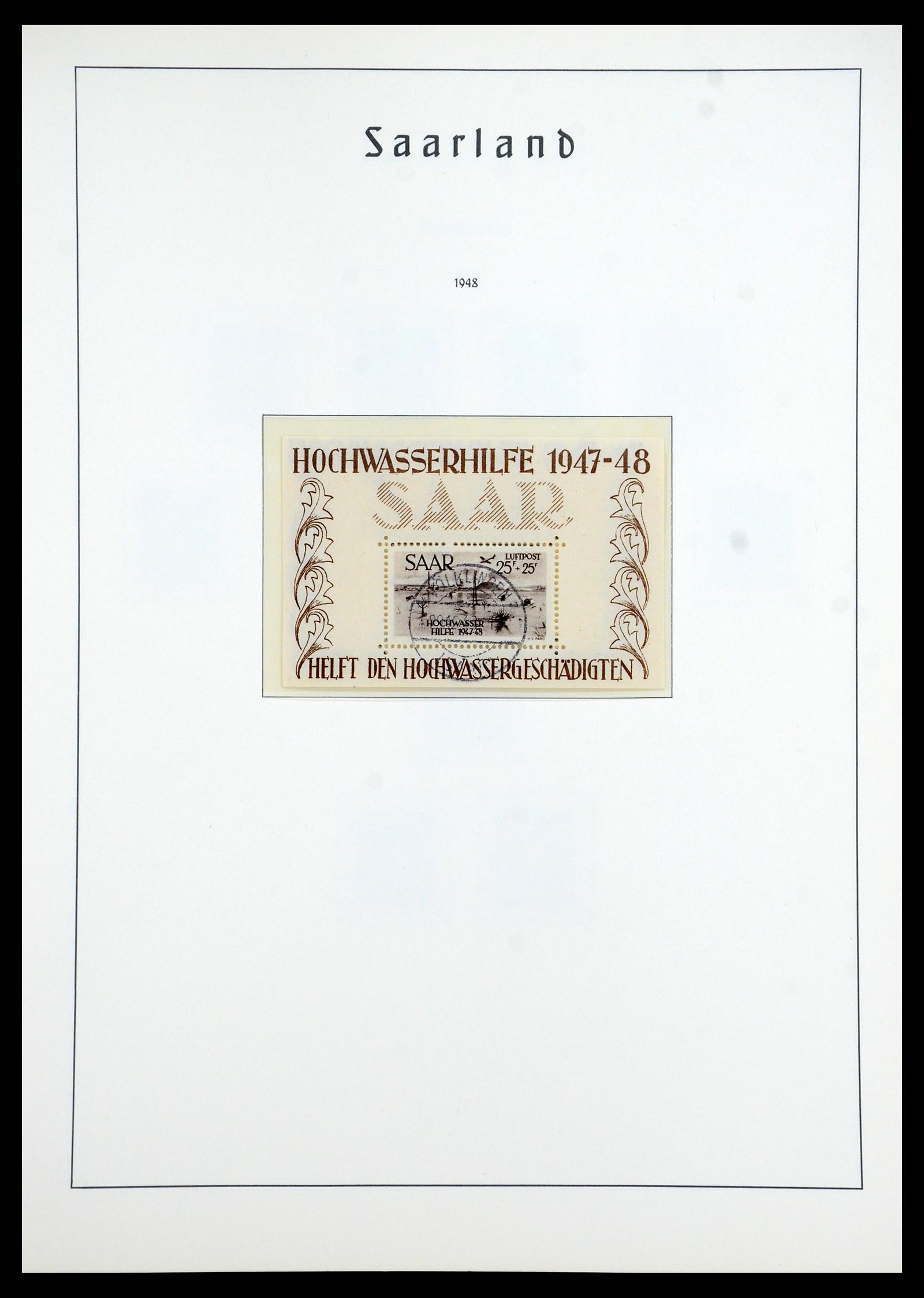 35350 021 - Stamp Collection 35350 Saar 1920-1959.