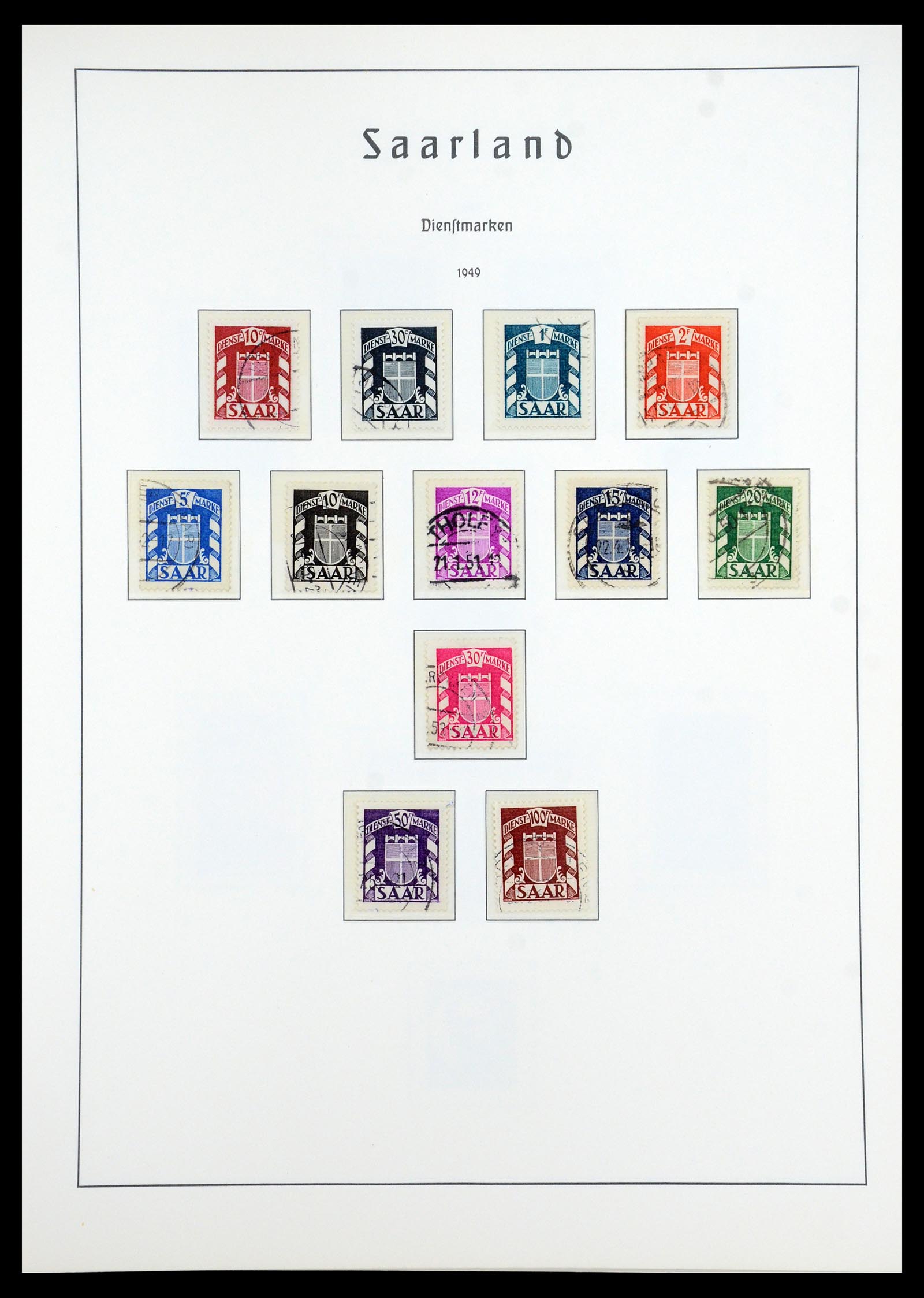 35350 022 - Stamp Collection 35350 Saar 1920-1959.