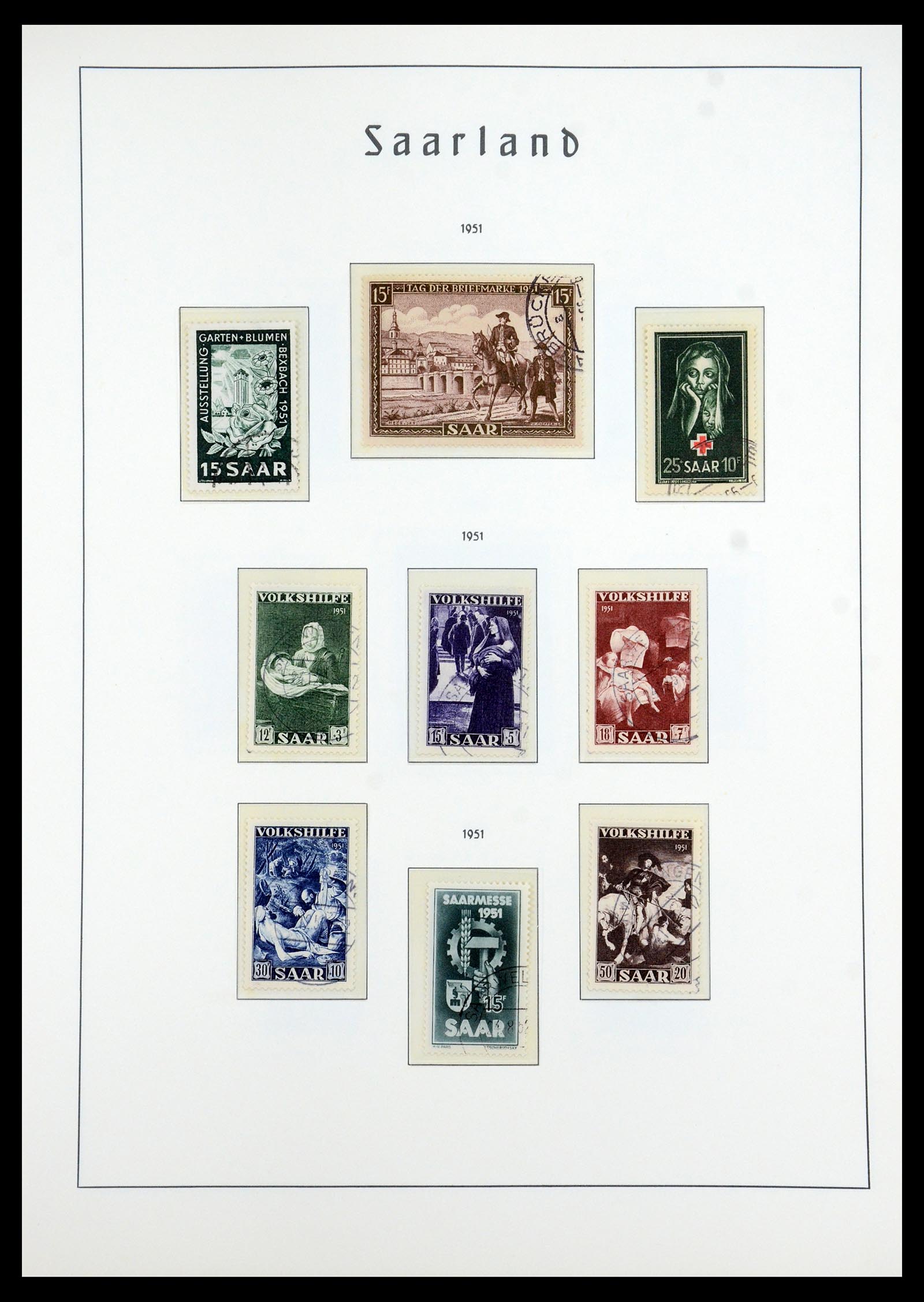 35350 026 - Stamp Collection 35350 Saar 1920-1959.