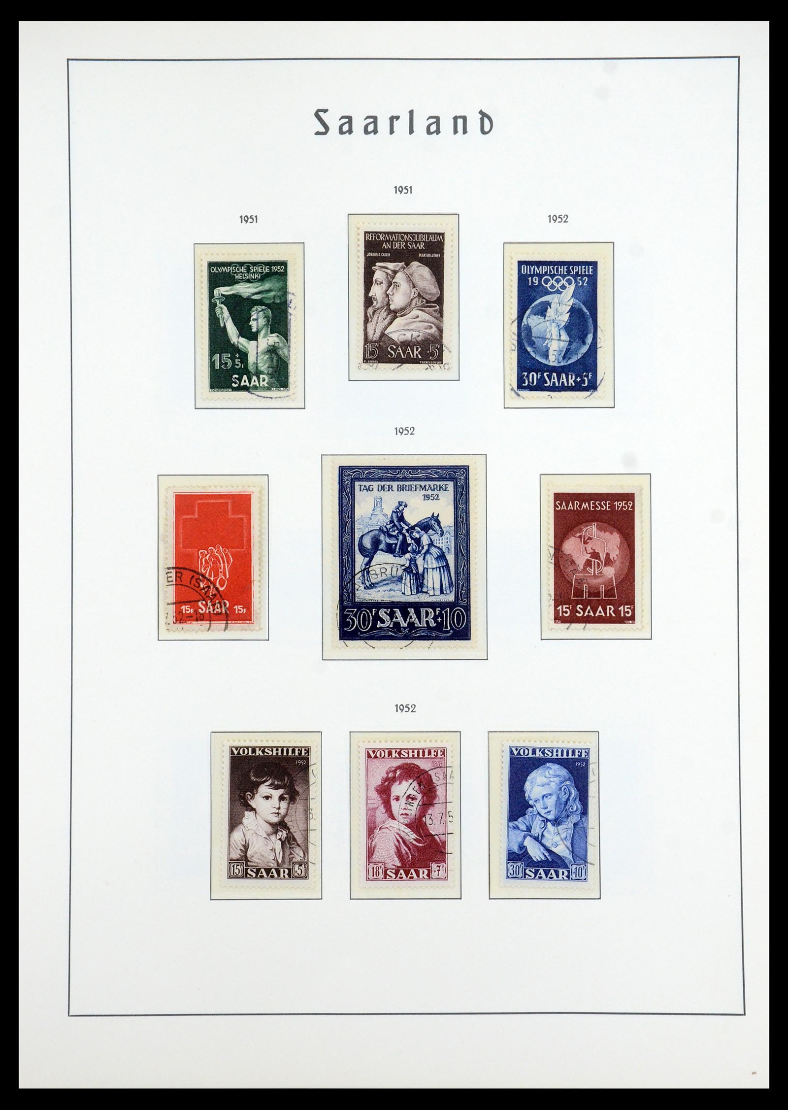35350 027 - Stamp Collection 35350 Saar 1920-1959.