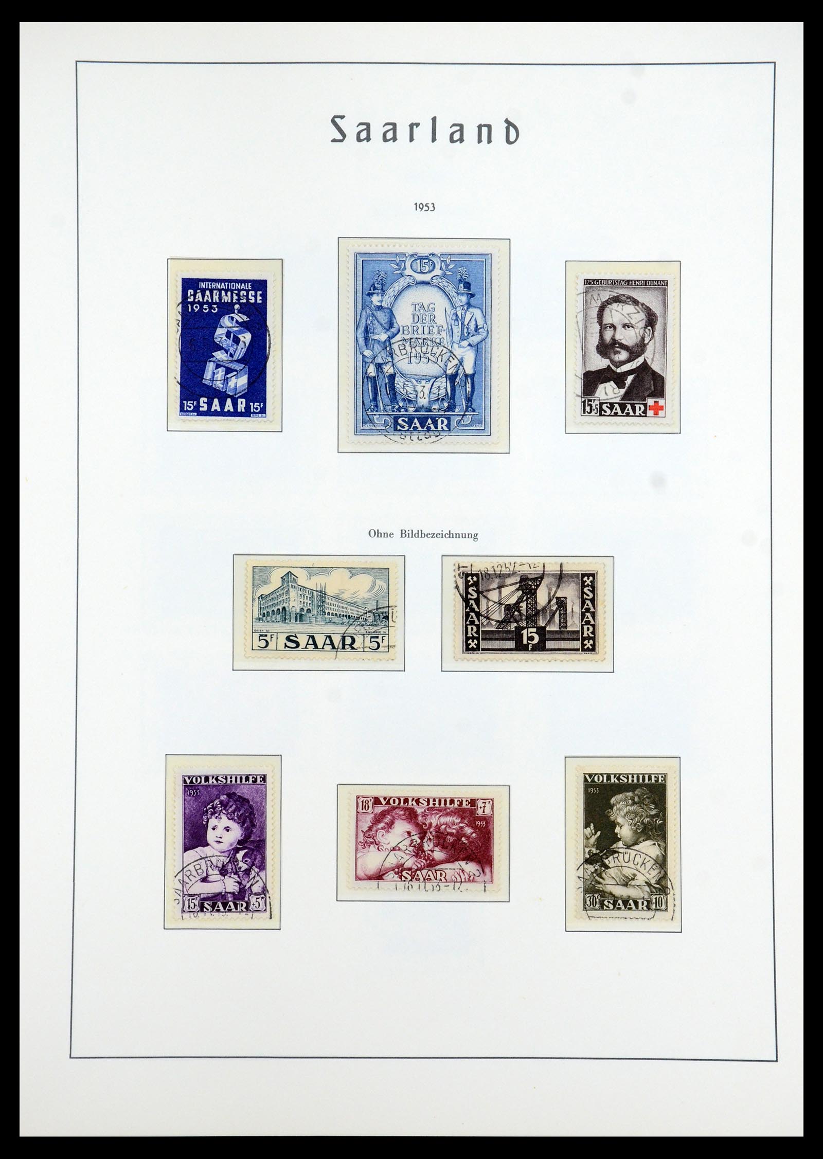 35350 028 - Stamp Collection 35350 Saar 1920-1959.