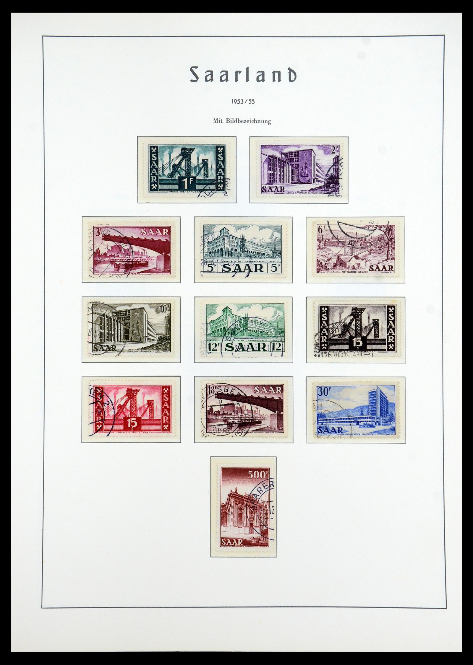 35350 029 - Stamp Collection 35350 Saar 1920-1959.