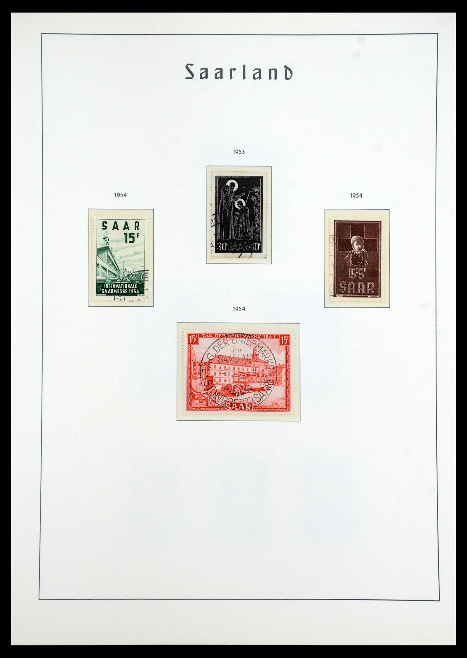 35350 030 - Stamp Collection 35350 Saar 1920-1959.