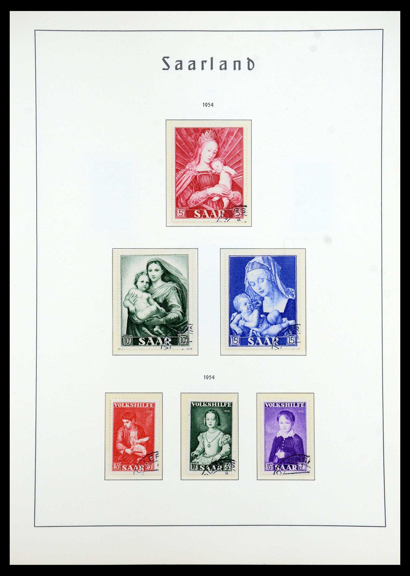 35350 031 - Stamp Collection 35350 Saar 1920-1959.