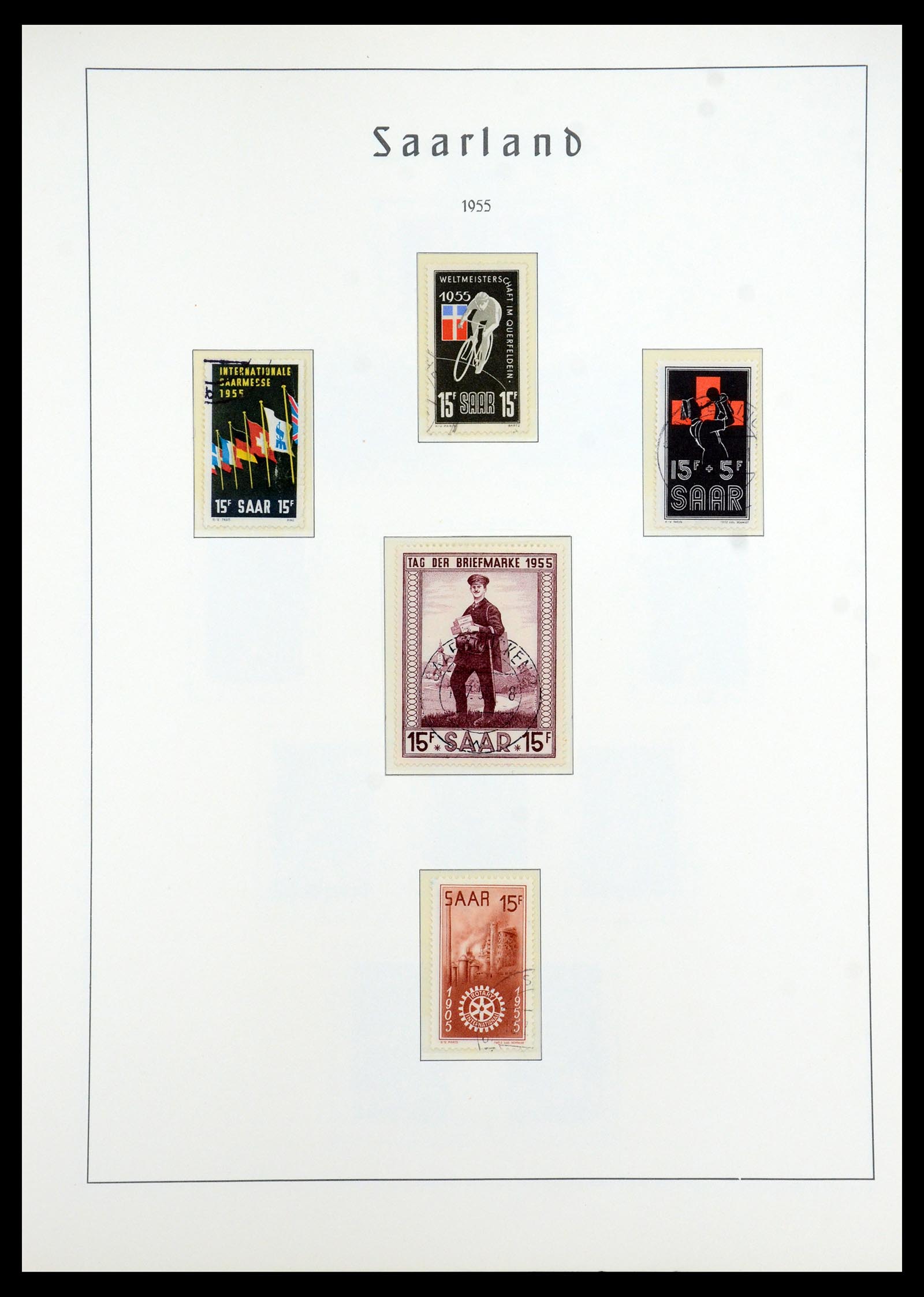 35350 032 - Stamp Collection 35350 Saar 1920-1959.