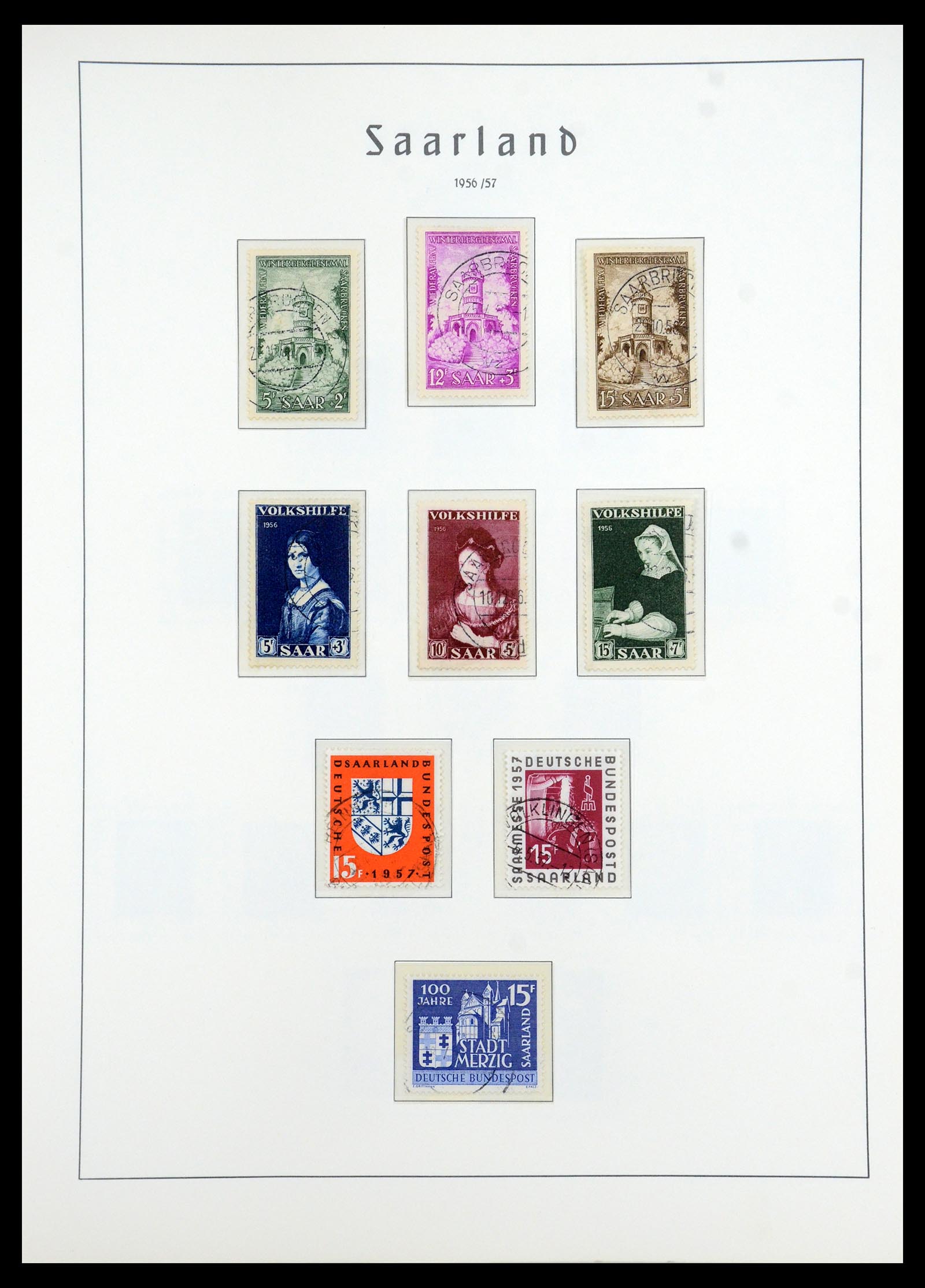 35350 034 - Stamp Collection 35350 Saar 1920-1959.