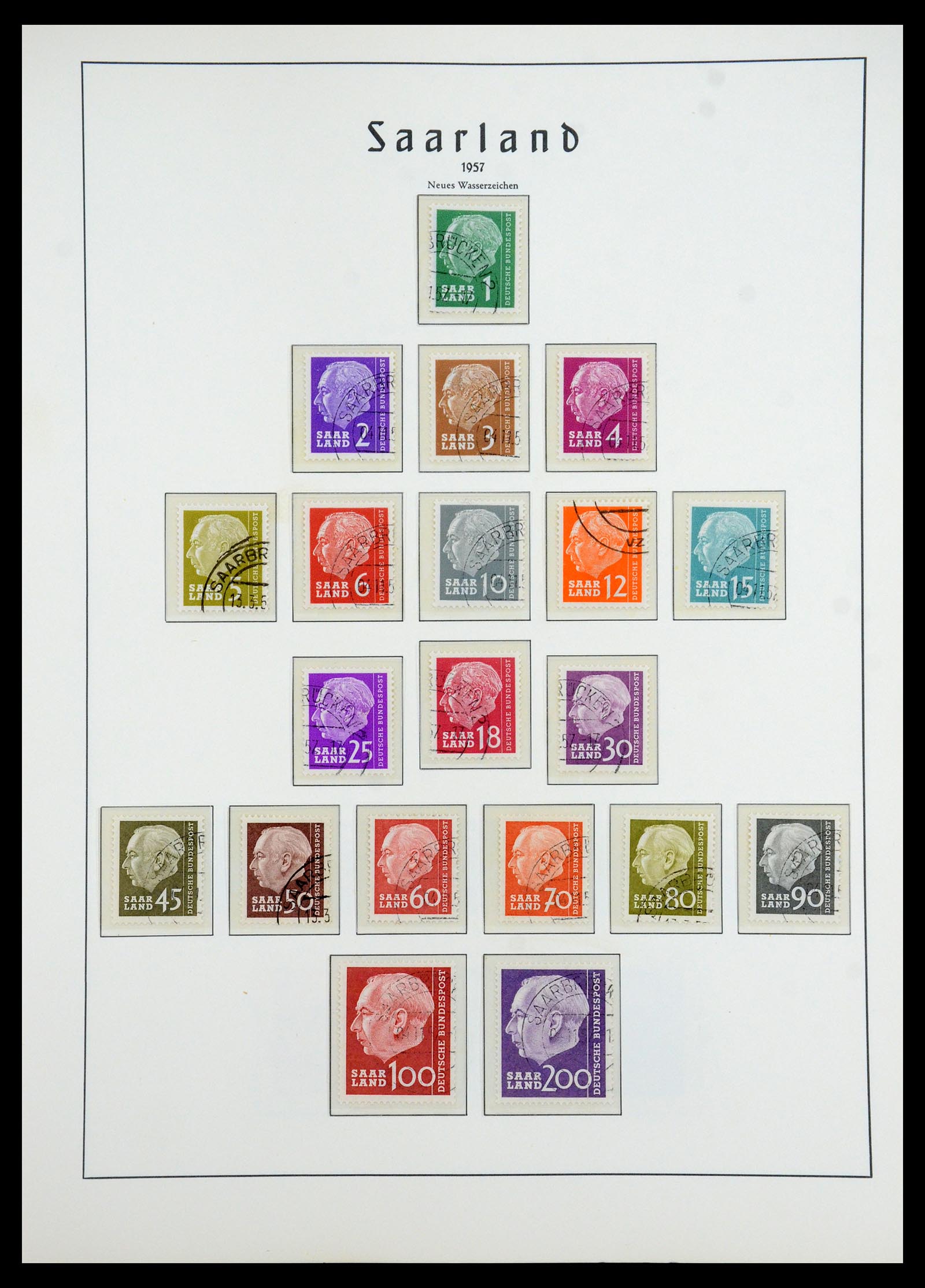 35350 035 - Stamp Collection 35350 Saar 1920-1959.
