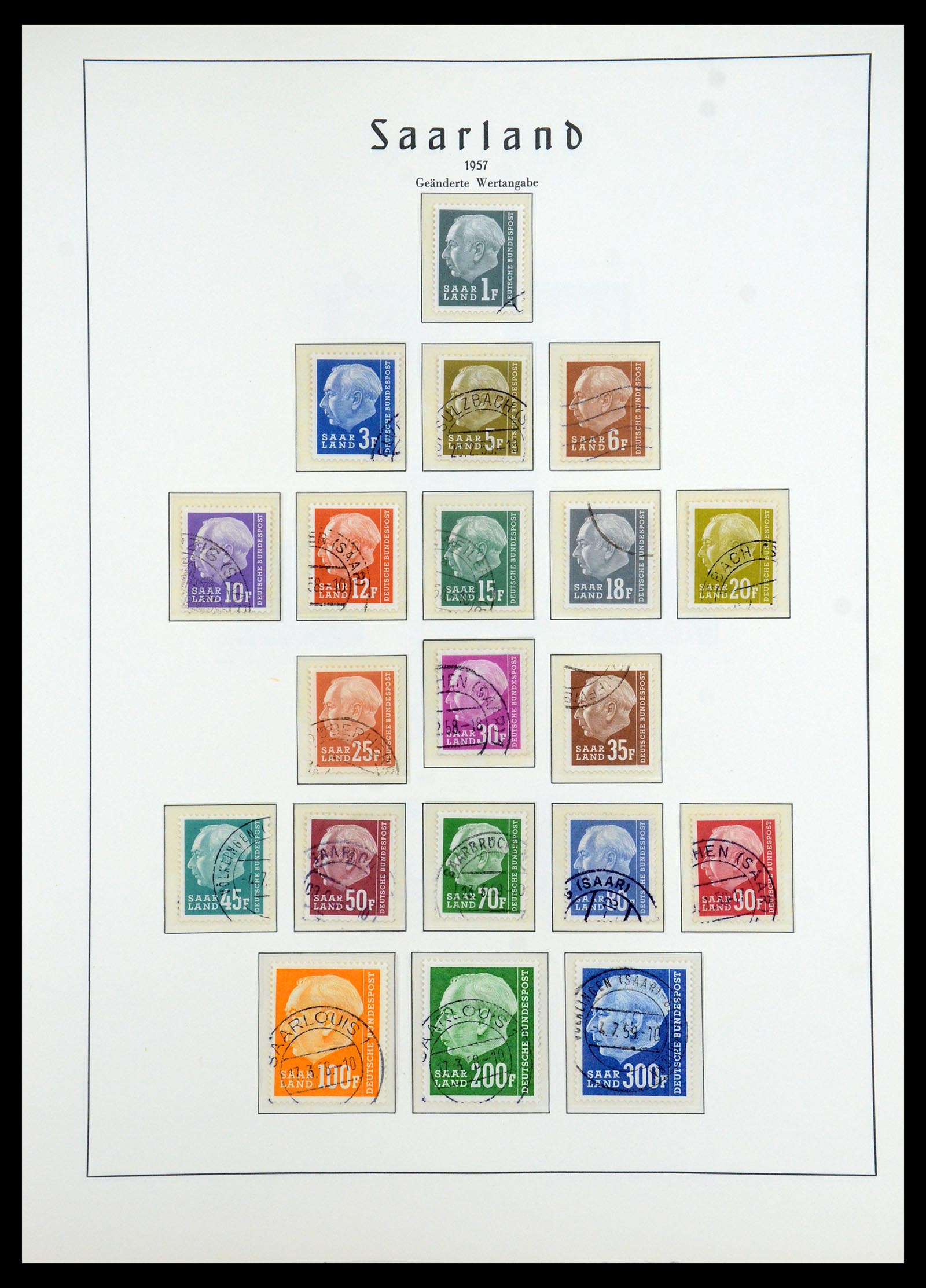 35350 036 - Stamp Collection 35350 Saar 1920-1959.