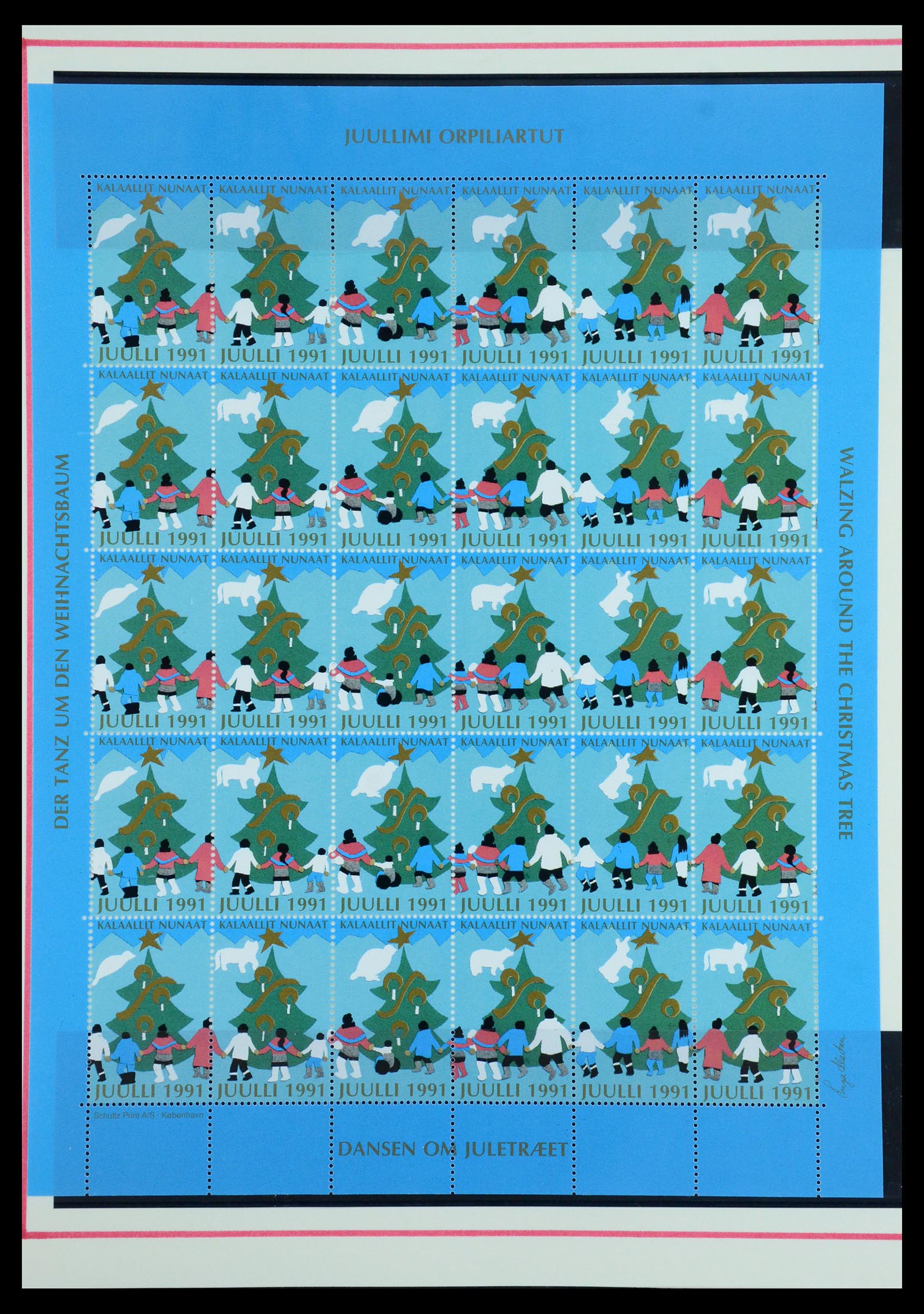 35351 033 - Postzegelverzameling 35351 Groenland 1911-1990.