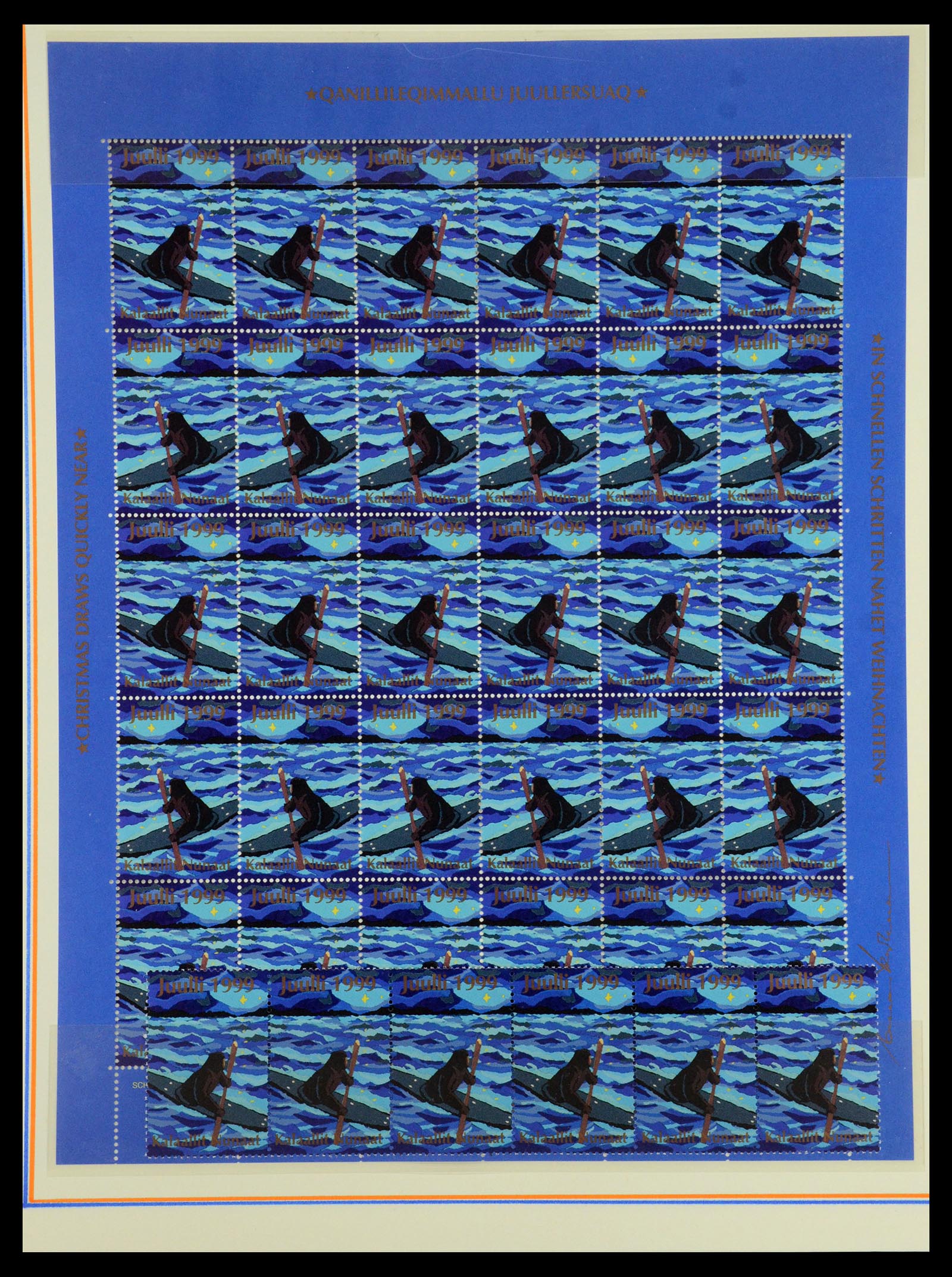 35351 041 - Postzegelverzameling 35351 Groenland 1911-1990.