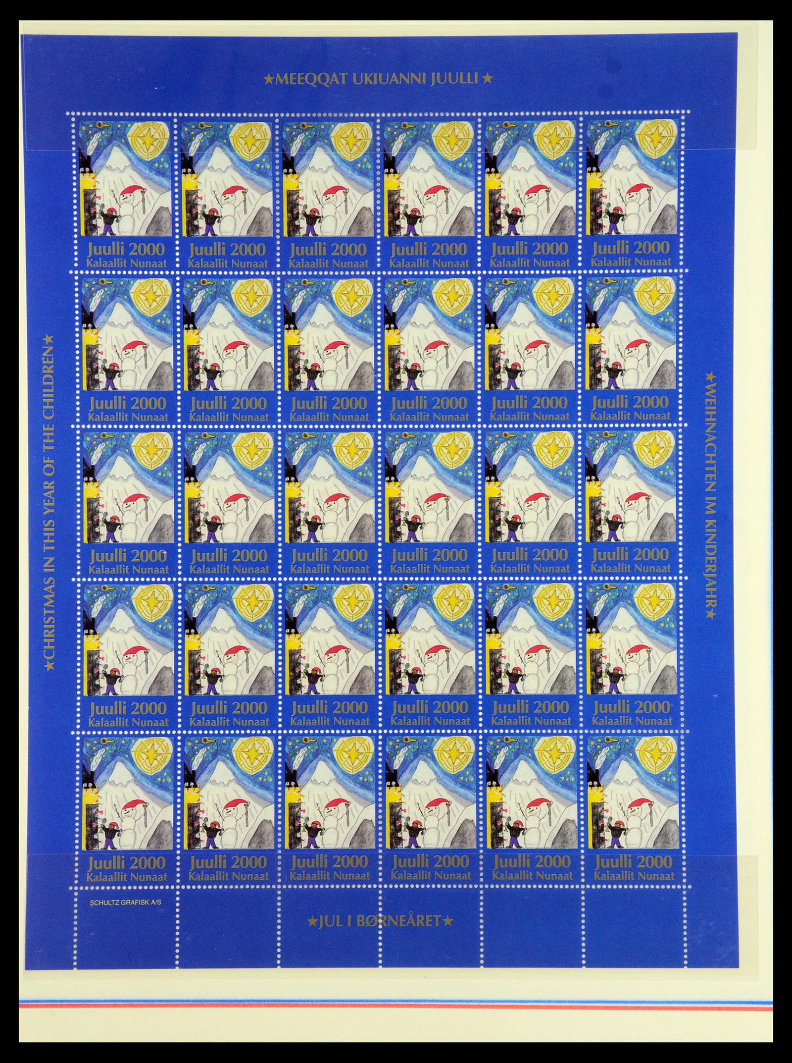 35351 042 - Postzegelverzameling 35351 Groenland 1911-1990.