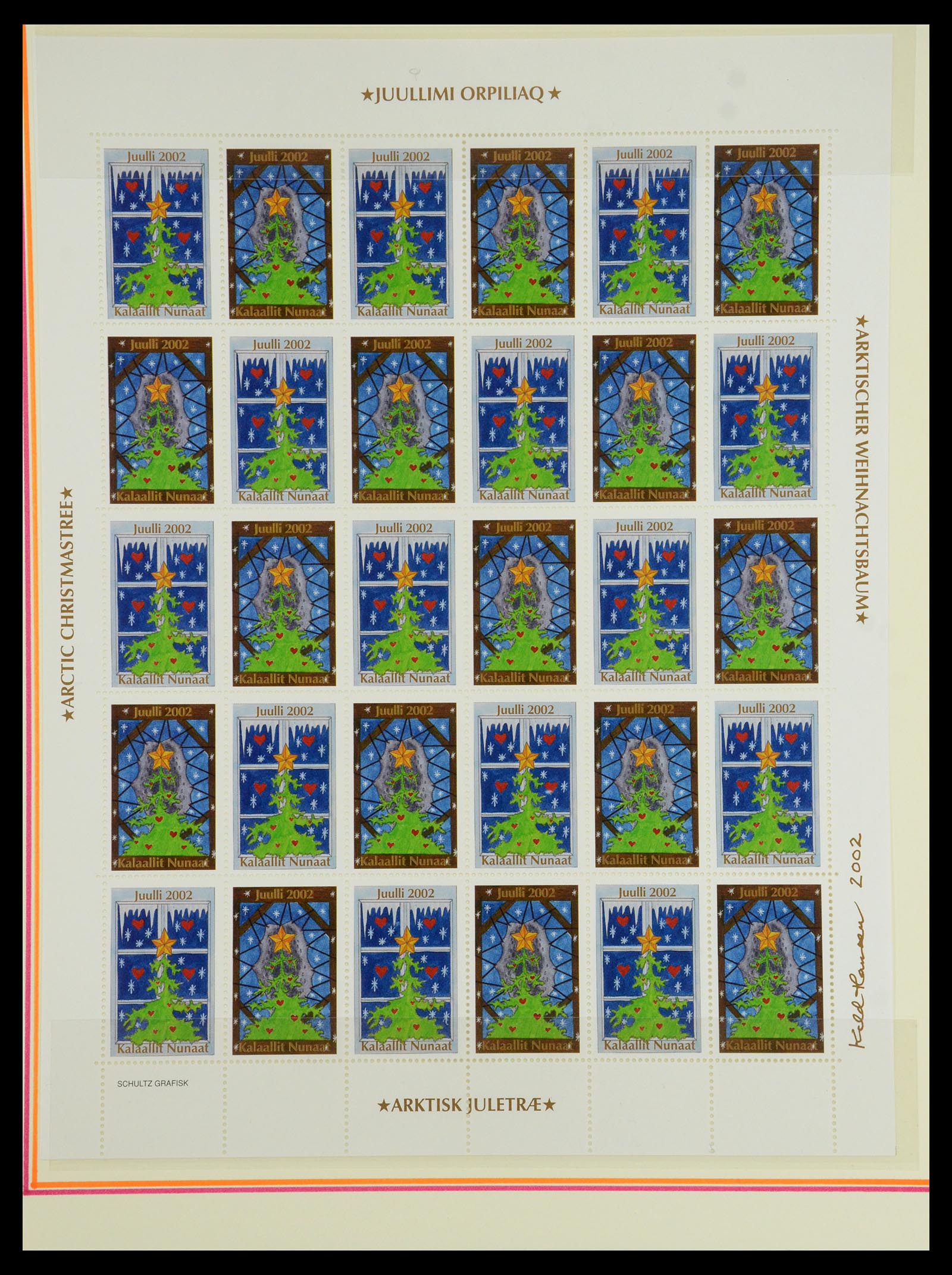 35351 044 - Postzegelverzameling 35351 Groenland 1911-1990.