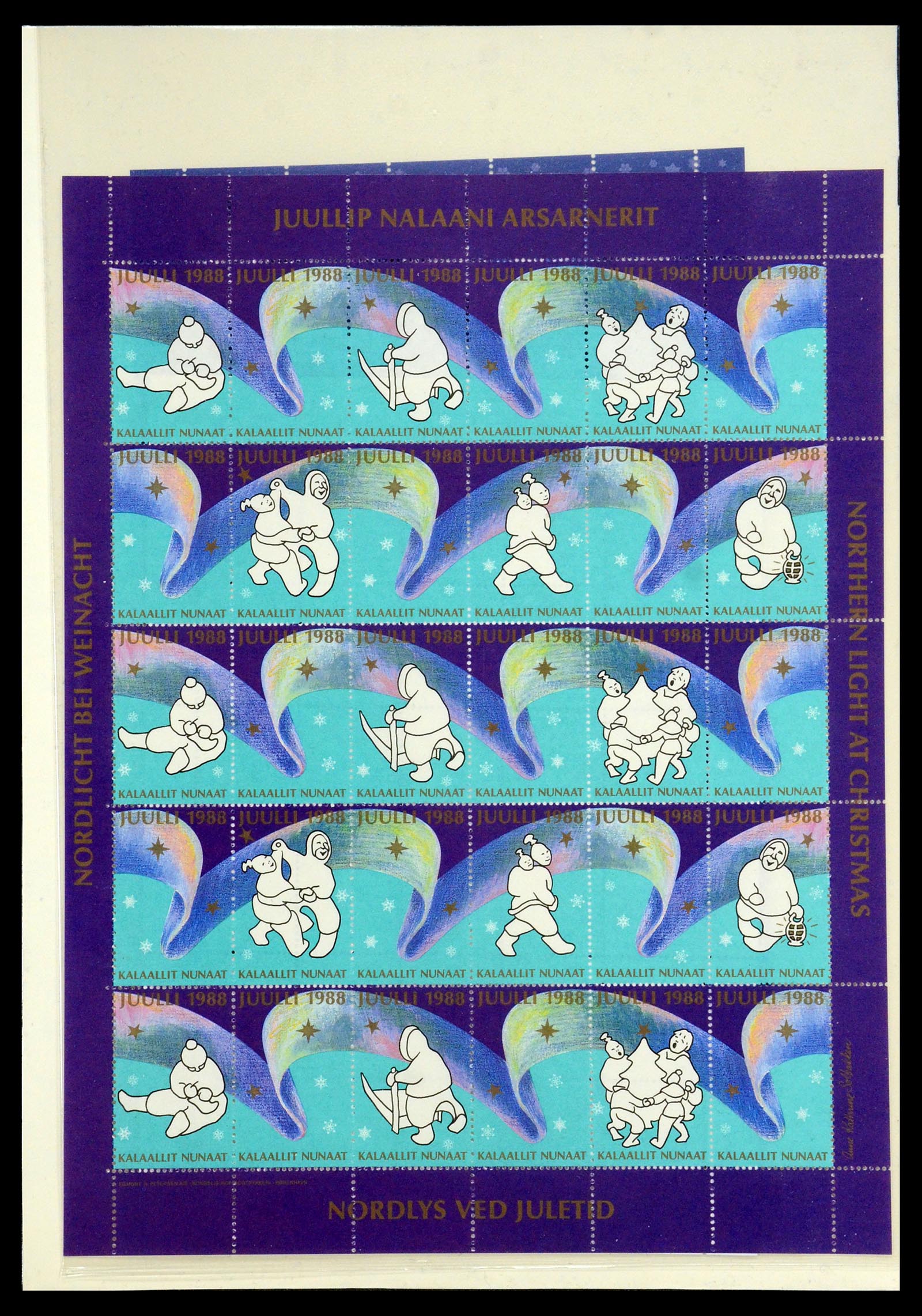 35351 055 - Postzegelverzameling 35351 Groenland 1911-1990.