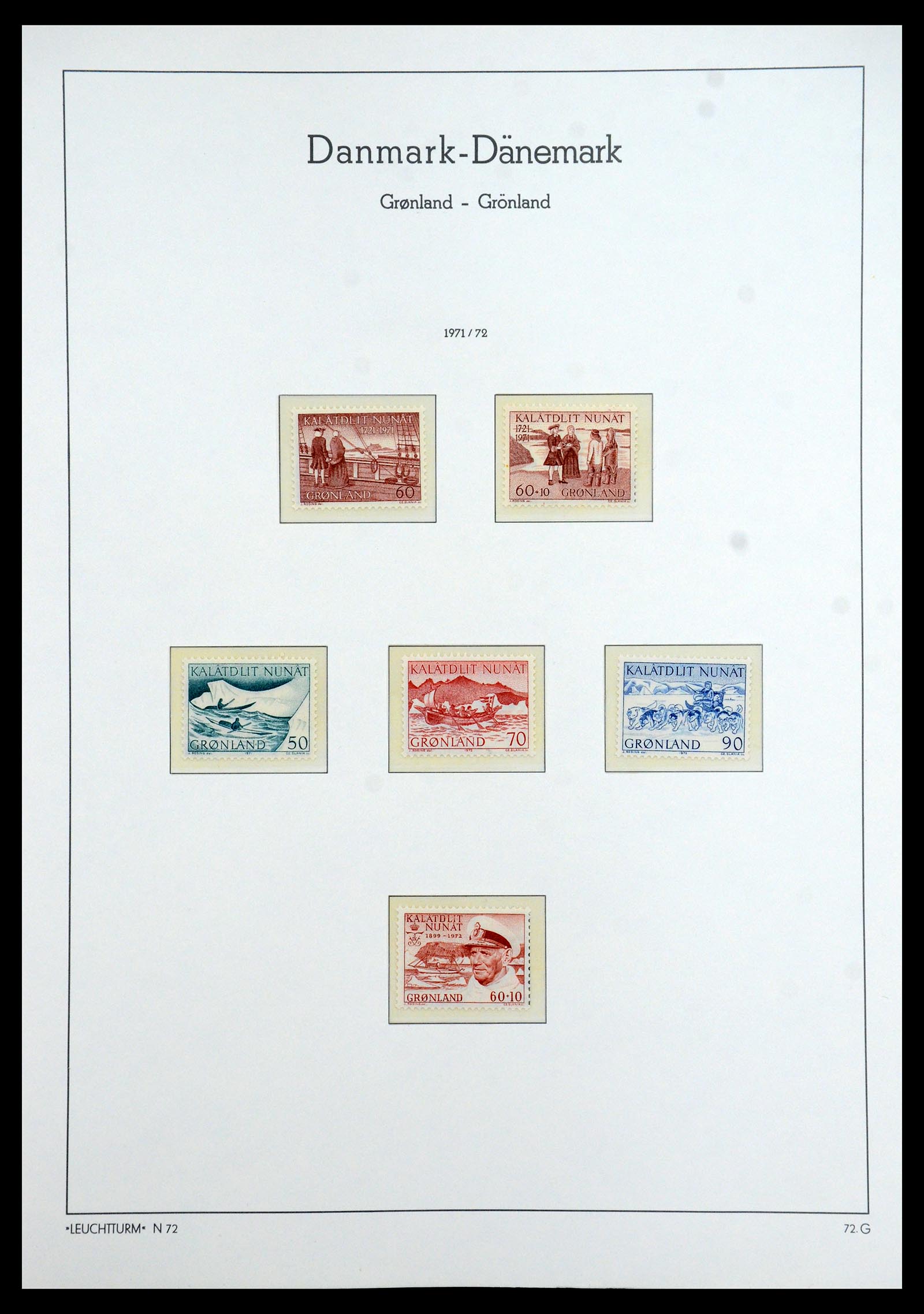 35352 011 - Postzegelverzameling 35352 Groenland 1905-1996.