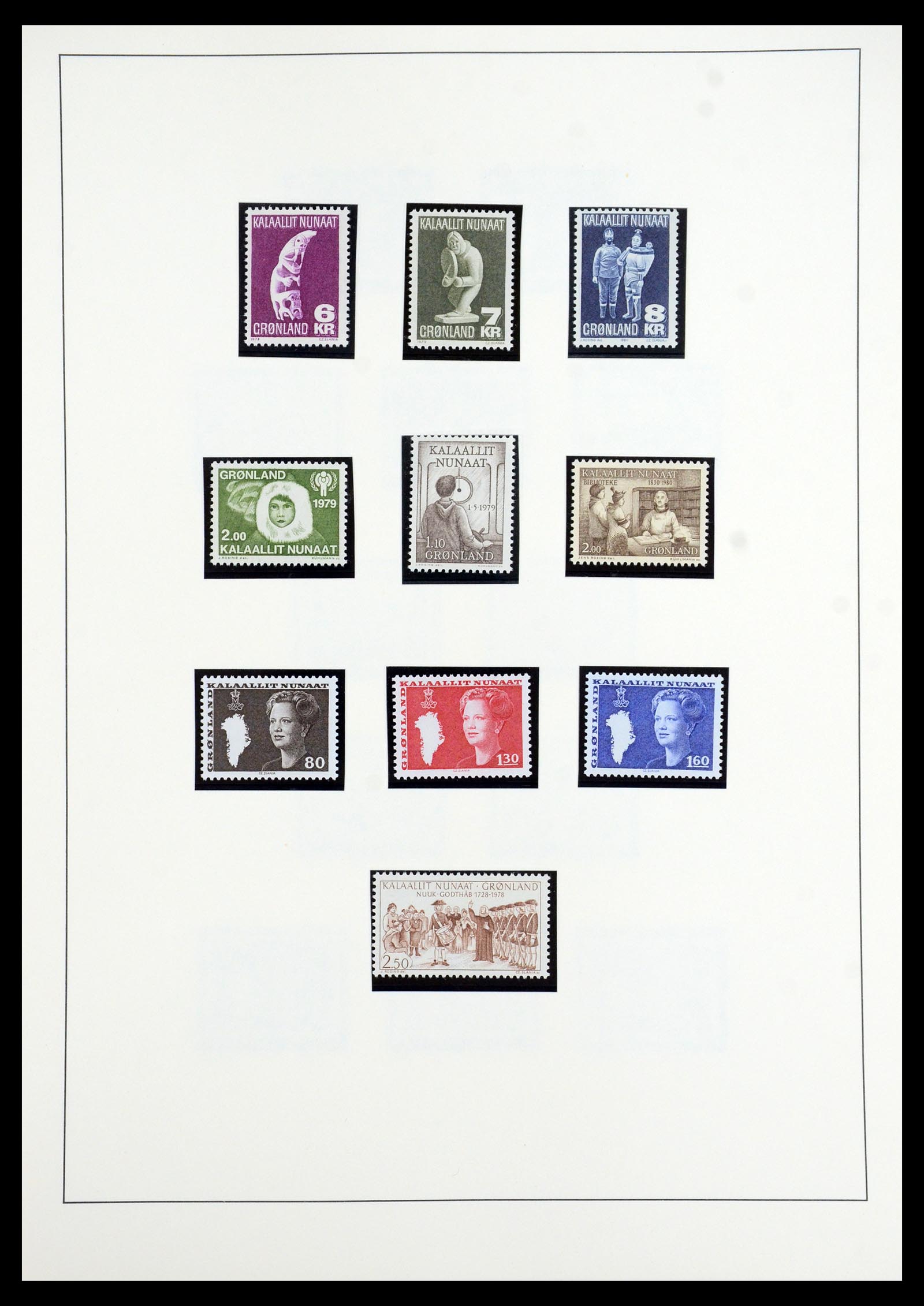 35352 015 - Postzegelverzameling 35352 Groenland 1905-1996.