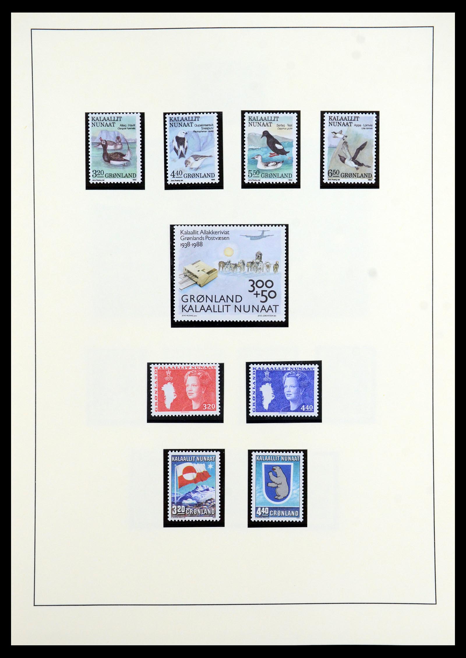 35352 021 - Postzegelverzameling 35352 Groenland 1905-1996.
