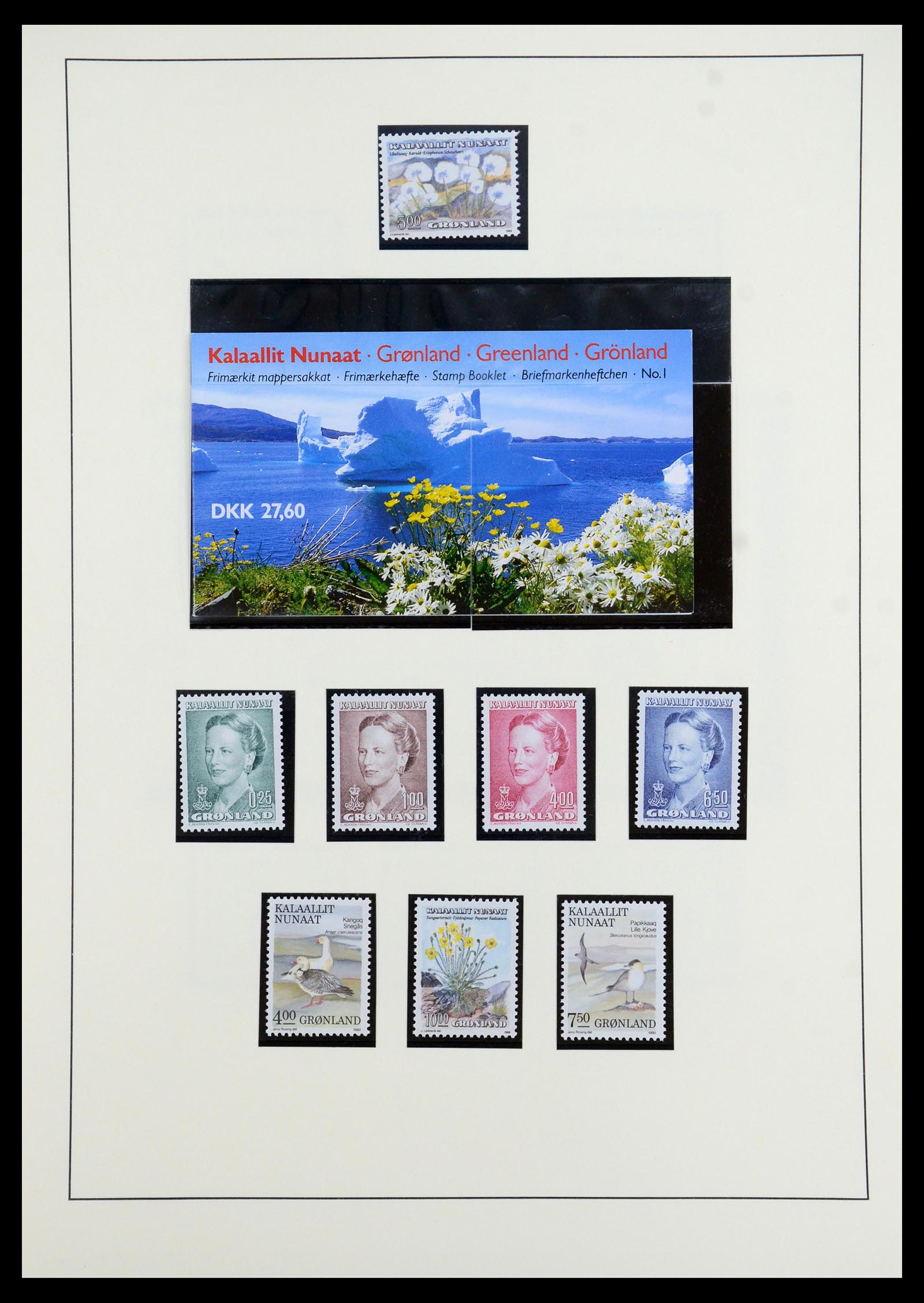 35352 022 - Postzegelverzameling 35352 Groenland 1905-1996.