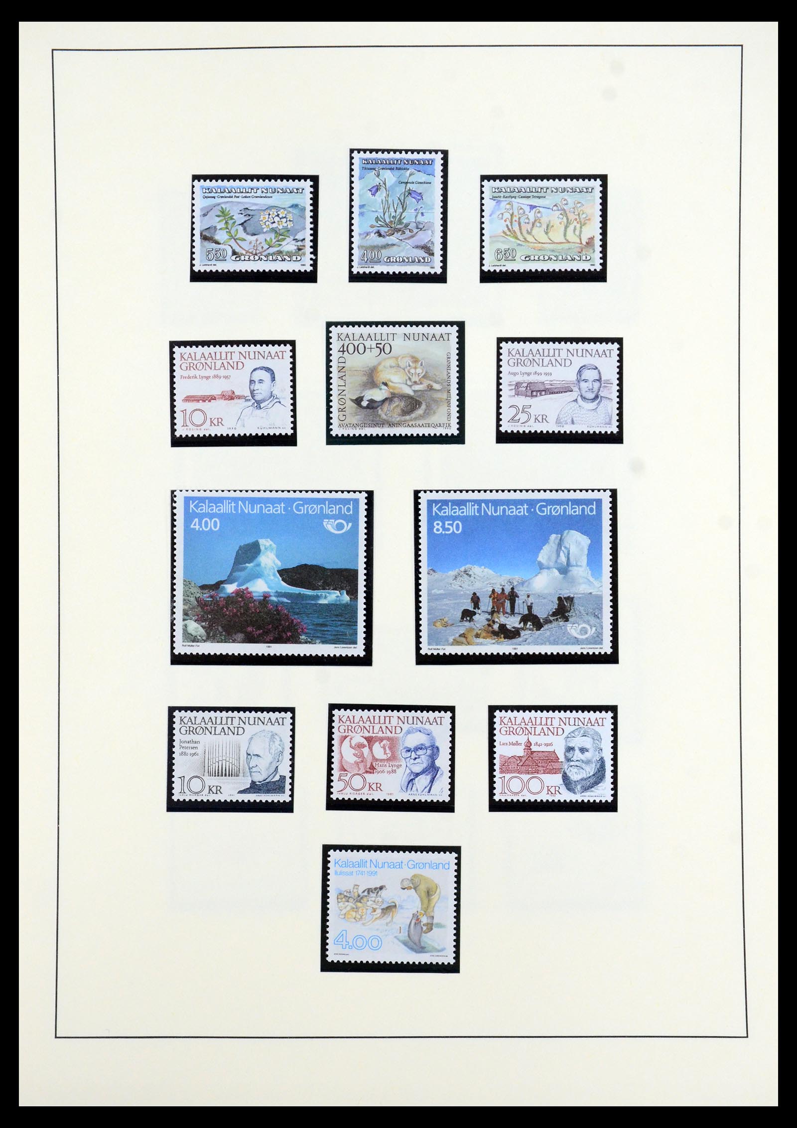 35352 024 - Postzegelverzameling 35352 Groenland 1905-1996.