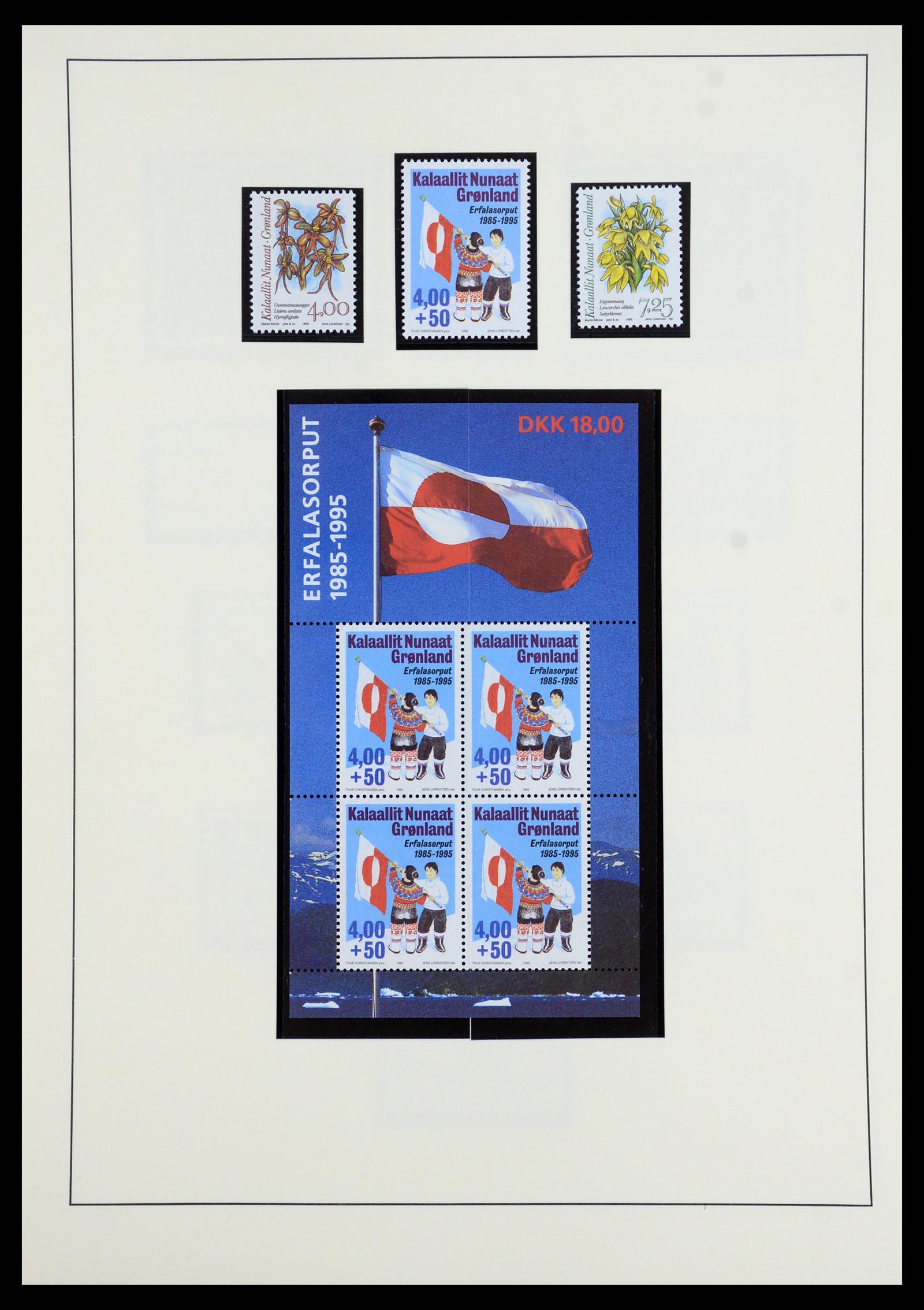 35352 029 - Postzegelverzameling 35352 Groenland 1905-1996.