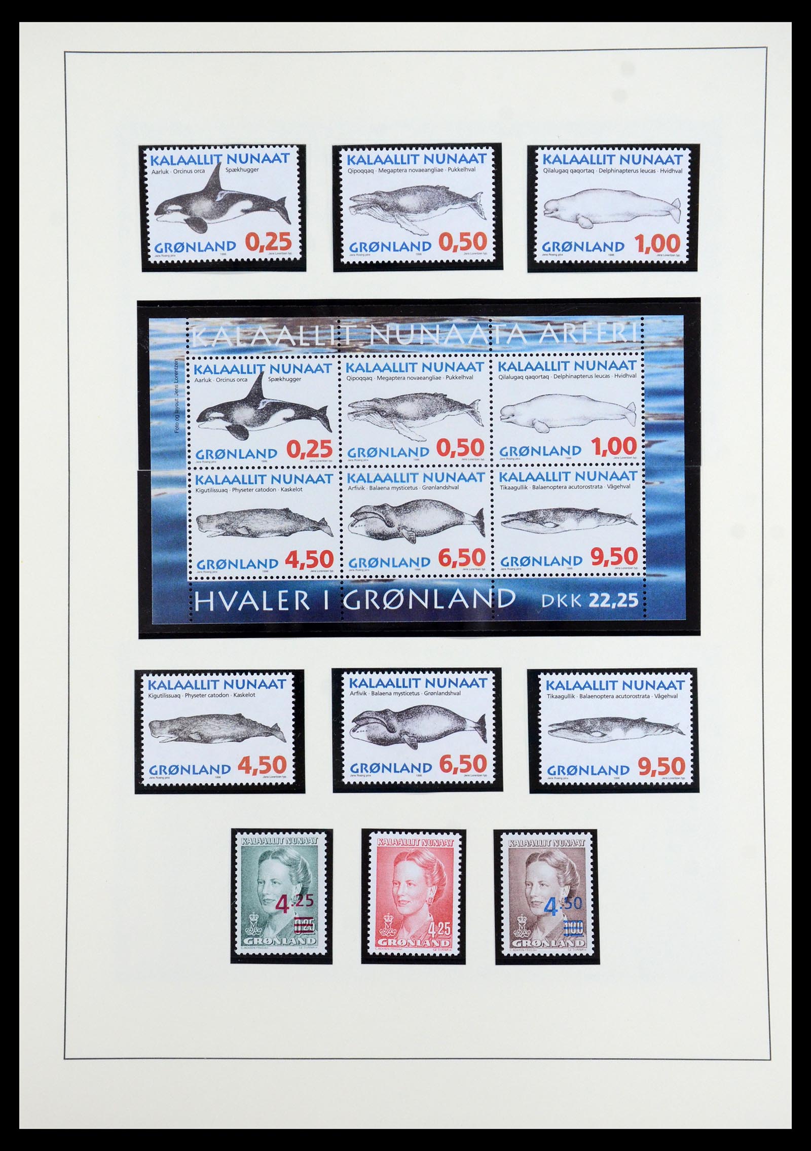 35352 031 - Postzegelverzameling 35352 Groenland 1905-1996.