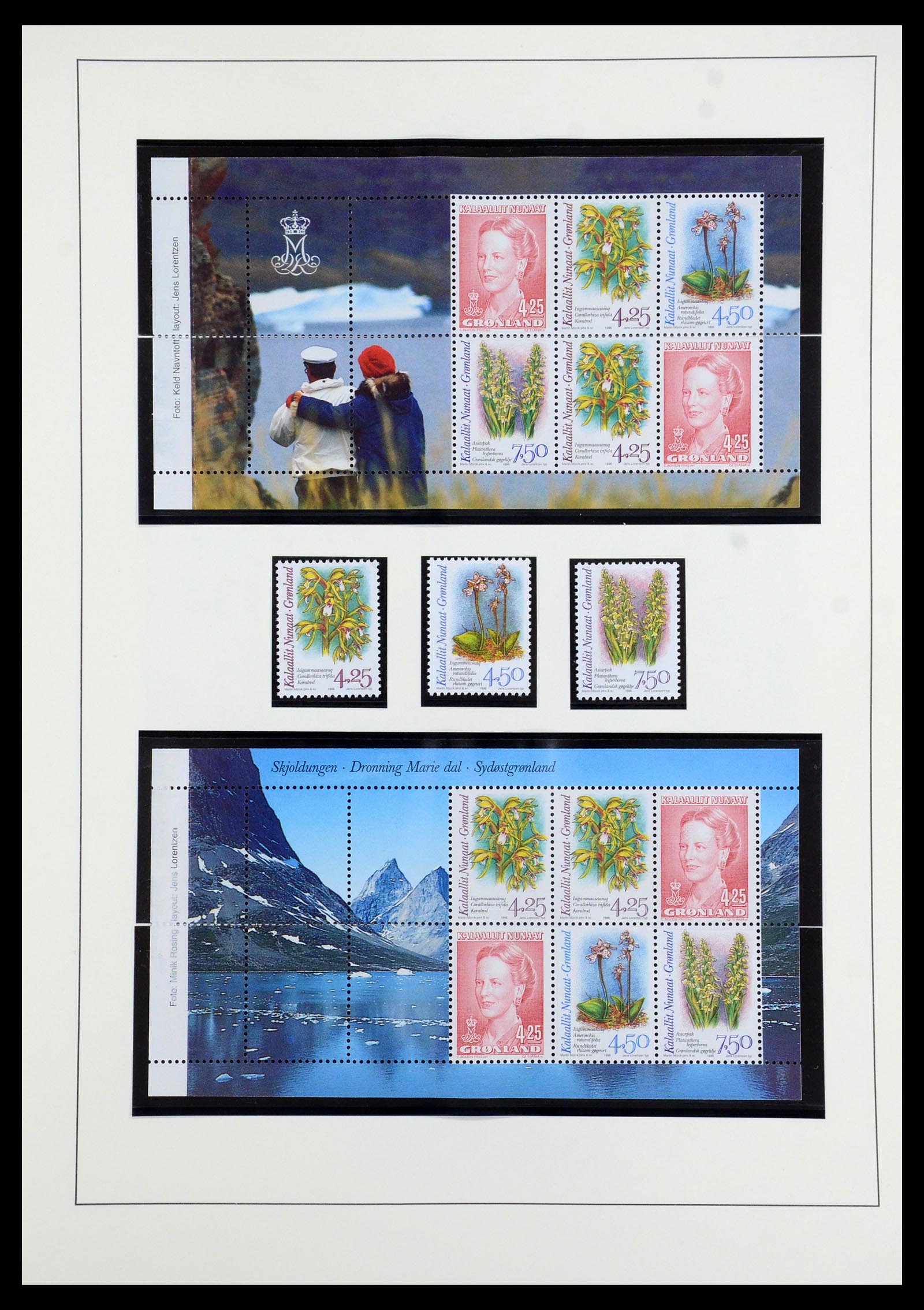 35352 032 - Postzegelverzameling 35352 Groenland 1905-1996.