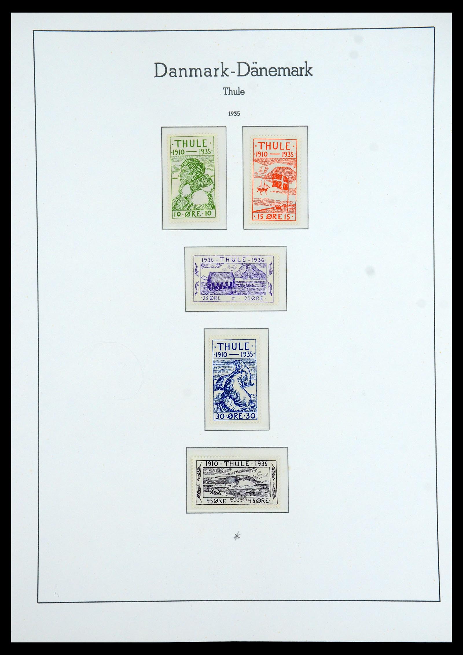 35352 037 - Postzegelverzameling 35352 Groenland 1905-1996.
