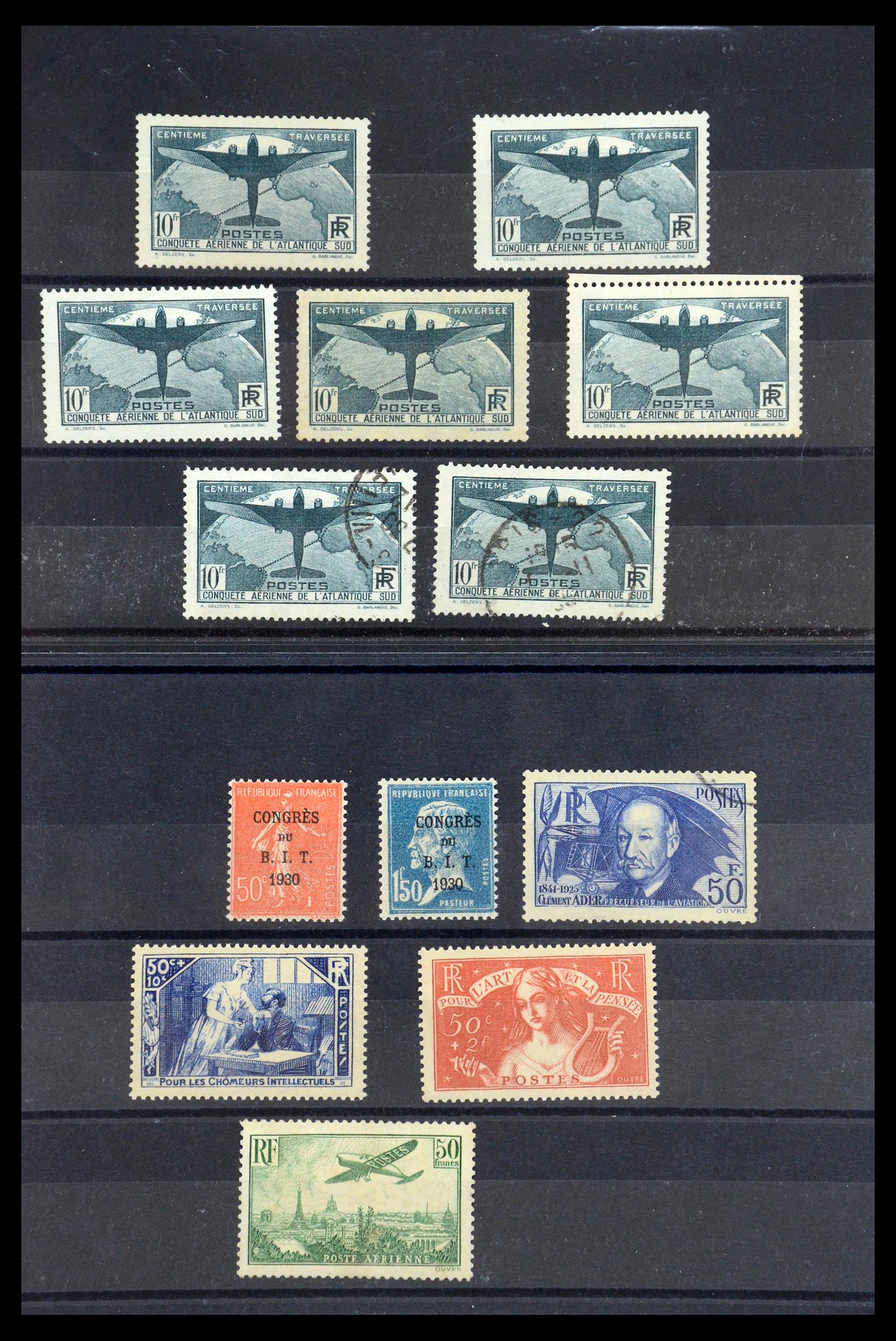 35353 002 - Postzegelverzameling 35353 Frankrijk 1918-1937.
