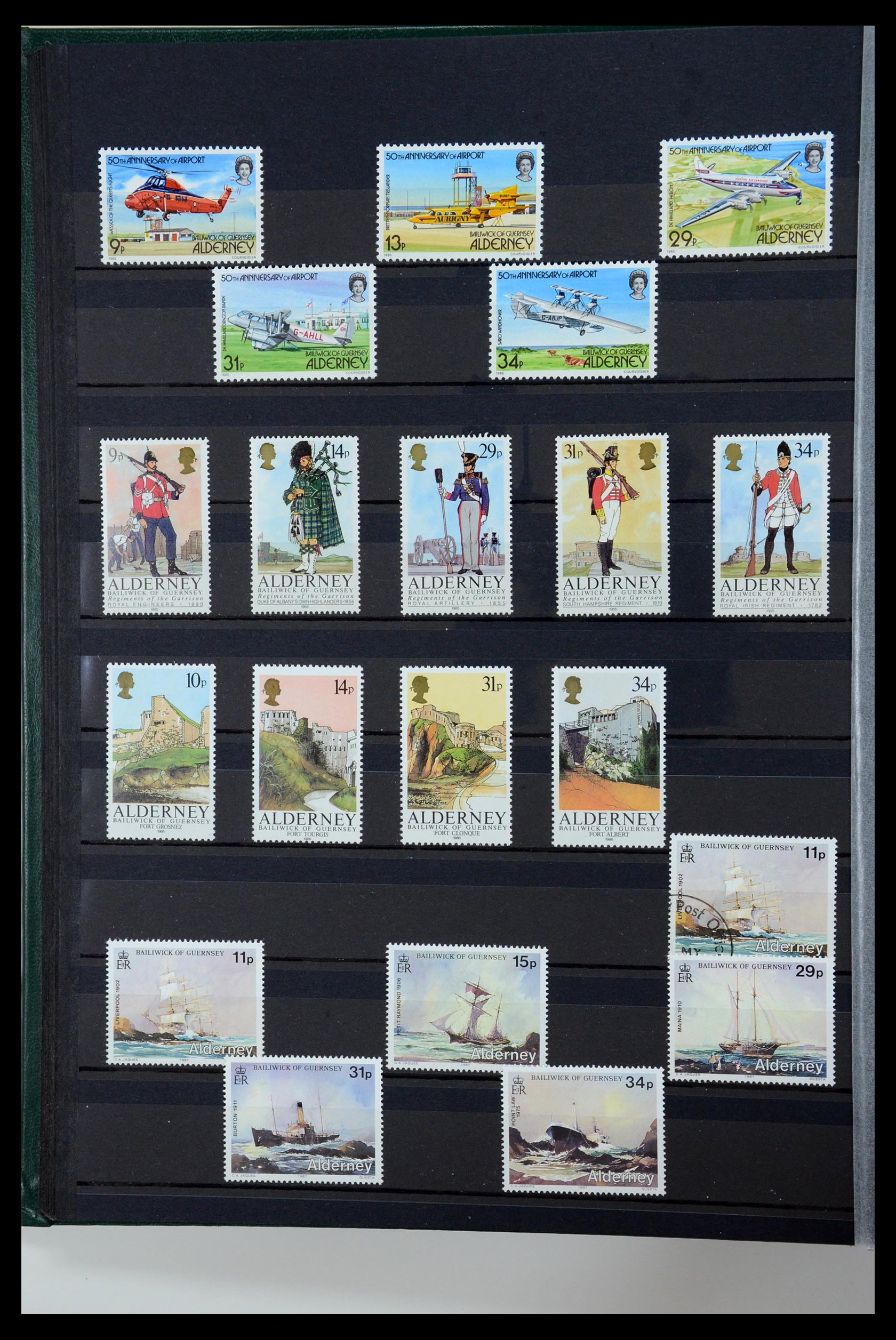 35354 016 - Postzegelverzameling 35354 Kanaaleilanden 1969-2009.