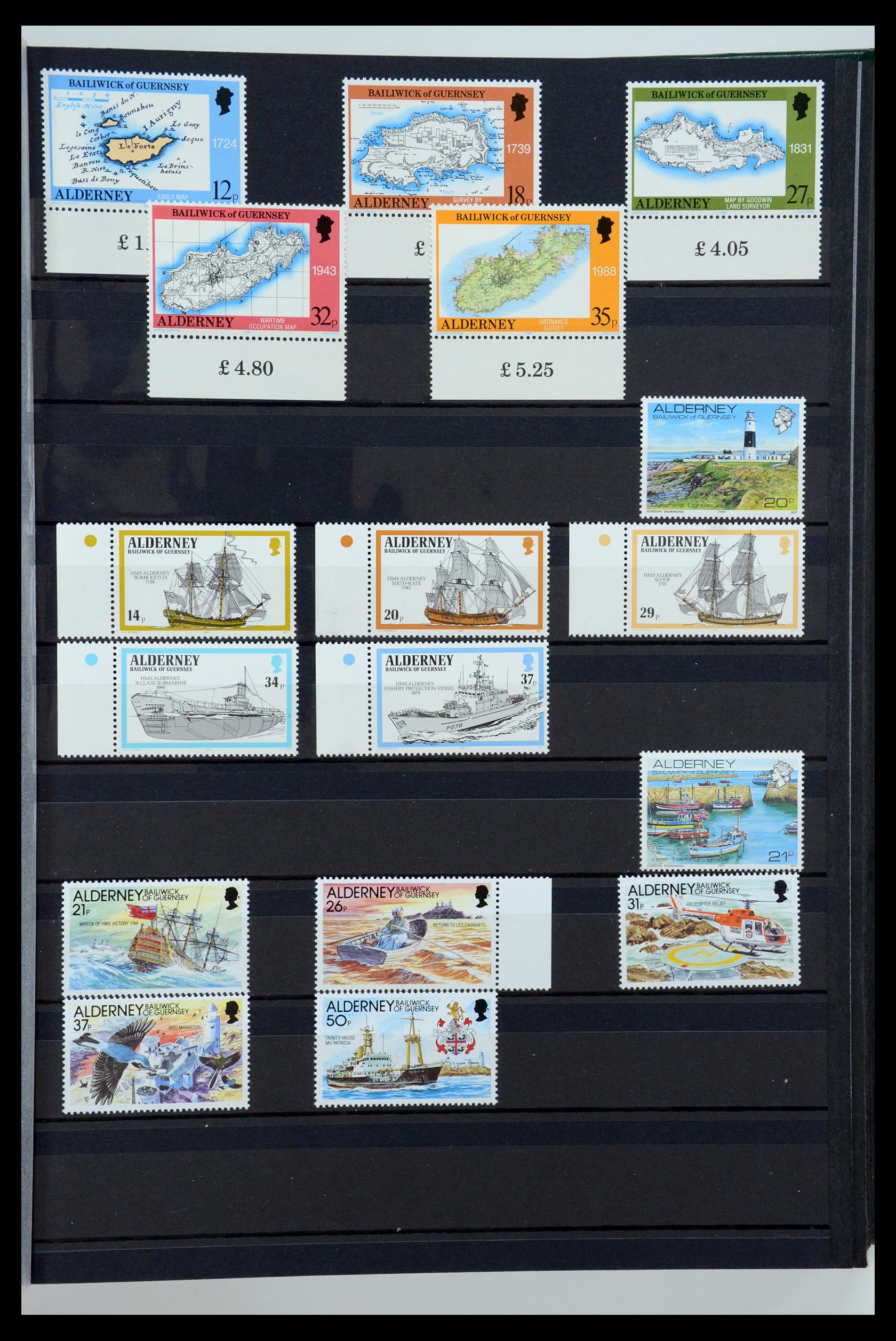35354 017 - Postzegelverzameling 35354 Kanaaleilanden 1969-2009.