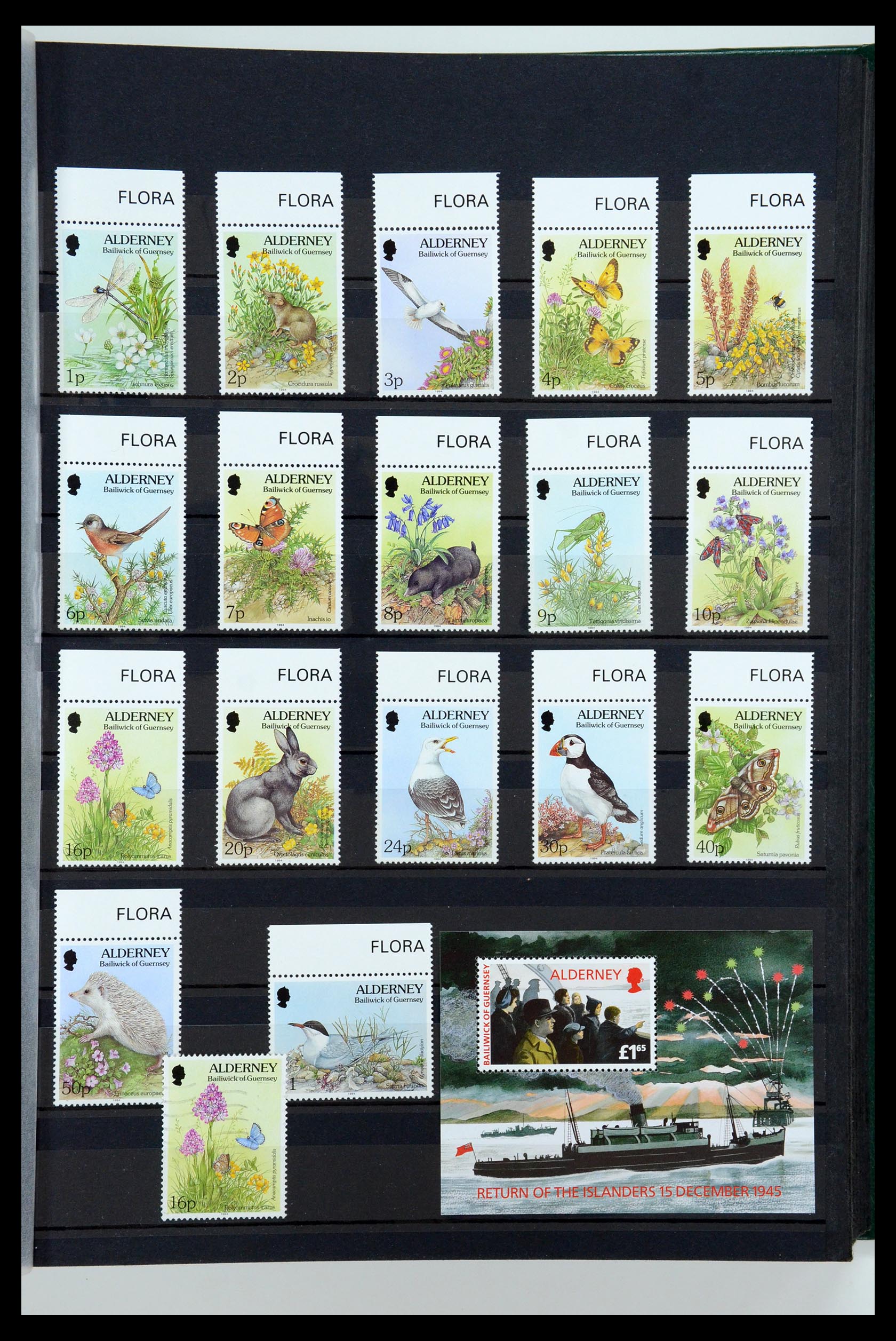 35354 019 - Postzegelverzameling 35354 Kanaaleilanden 1969-2009.