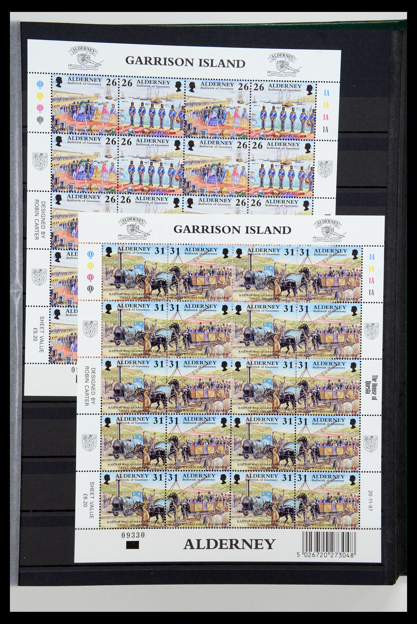 35354 029 - Postzegelverzameling 35354 Kanaaleilanden 1969-2009.