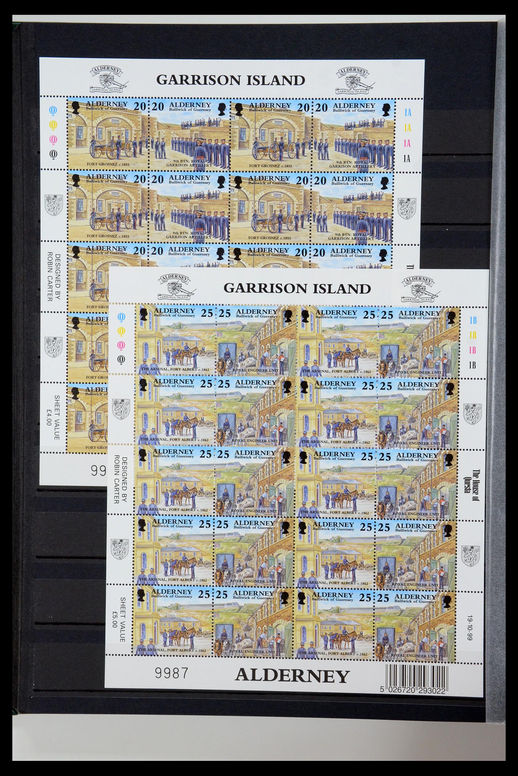 35354 032 - Postzegelverzameling 35354 Kanaaleilanden 1969-2009.