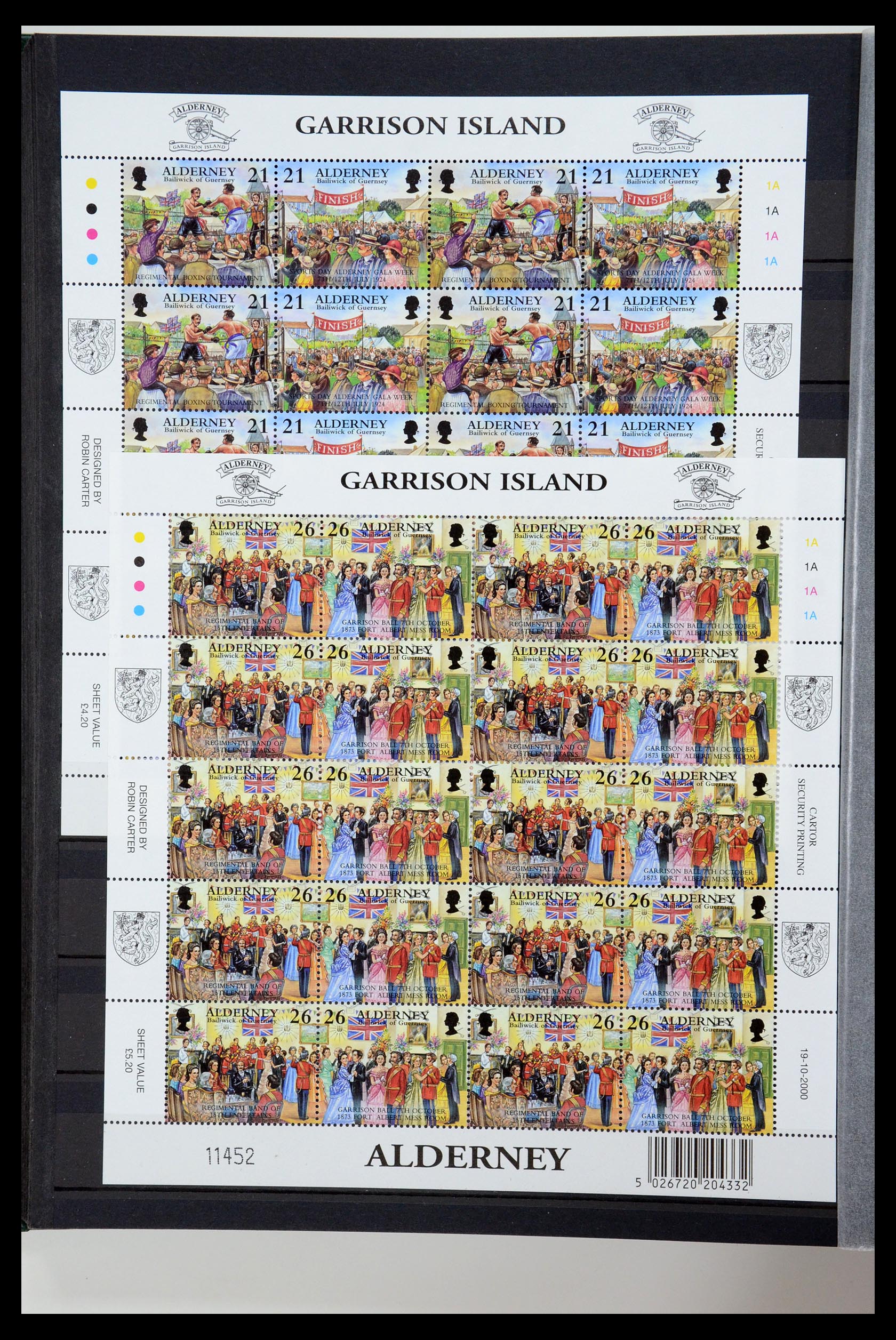 35354 034 - Postzegelverzameling 35354 Kanaaleilanden 1969-2009.