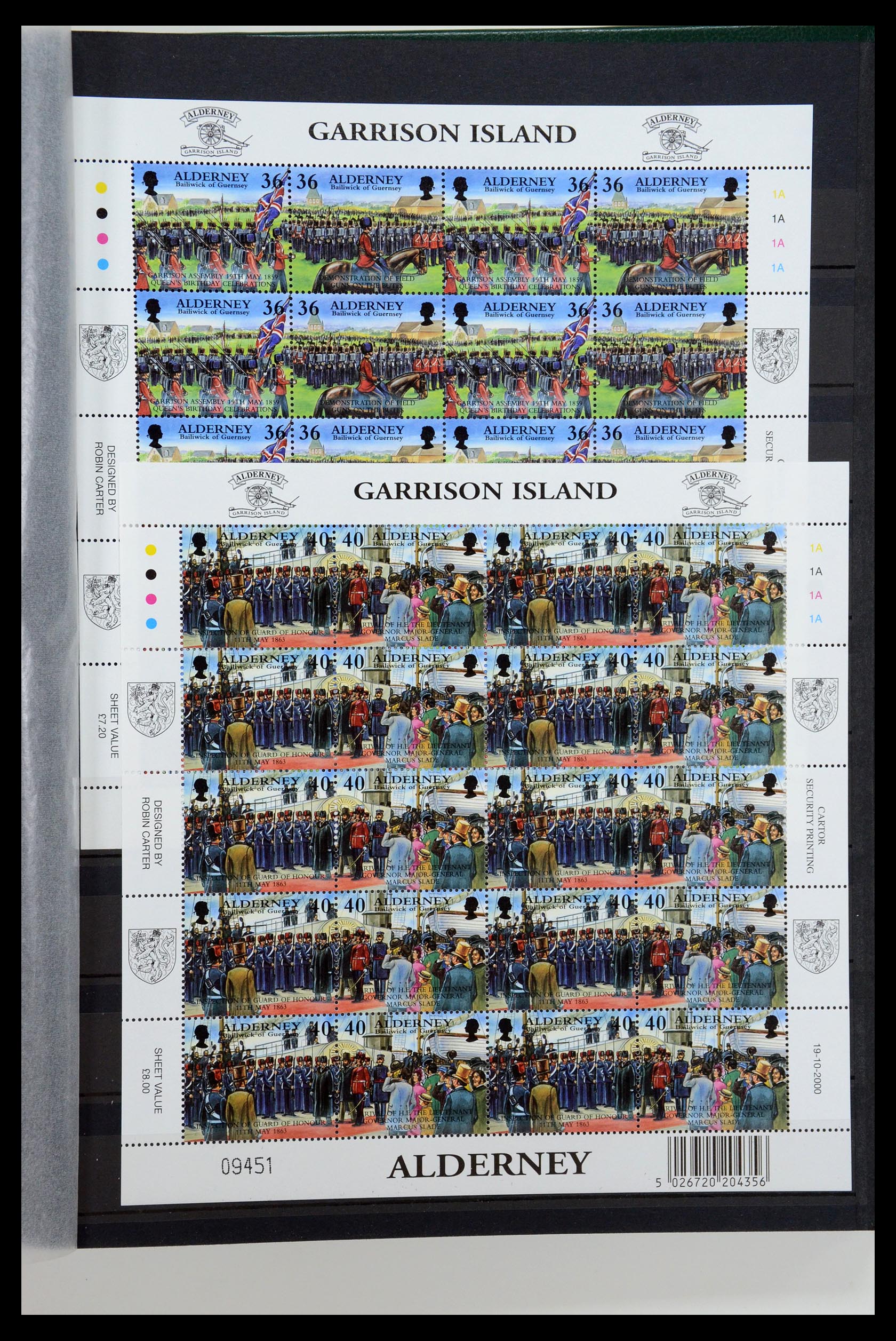 35354 035 - Postzegelverzameling 35354 Kanaaleilanden 1969-2009.