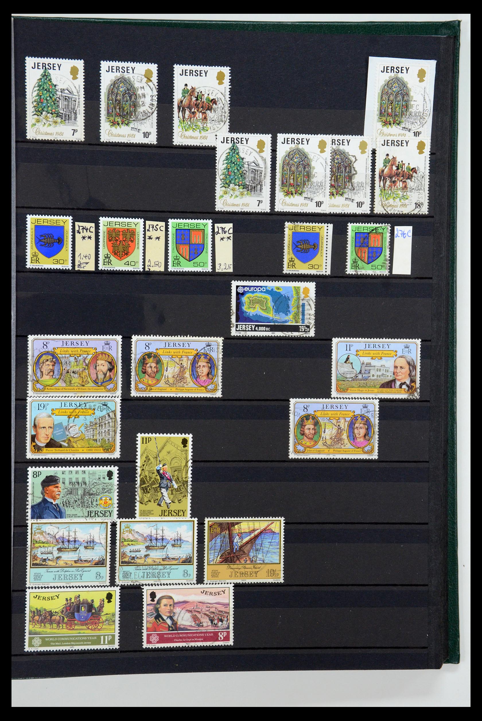 35354 040 - Postzegelverzameling 35354 Kanaaleilanden 1969-2009.