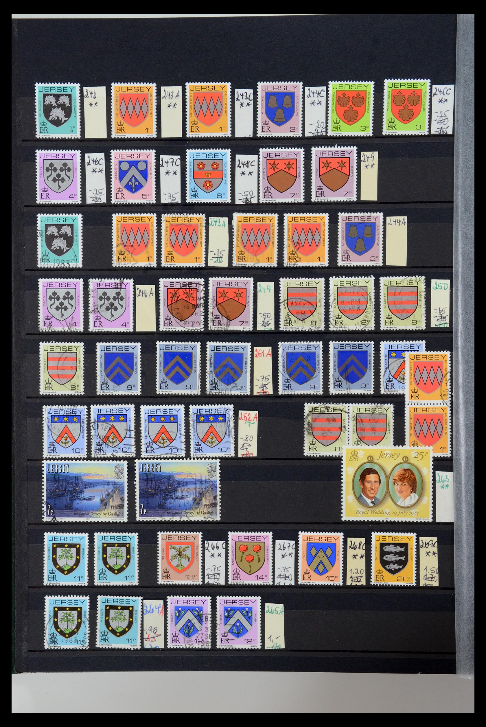 35354 041 - Postzegelverzameling 35354 Kanaaleilanden 1969-2009.