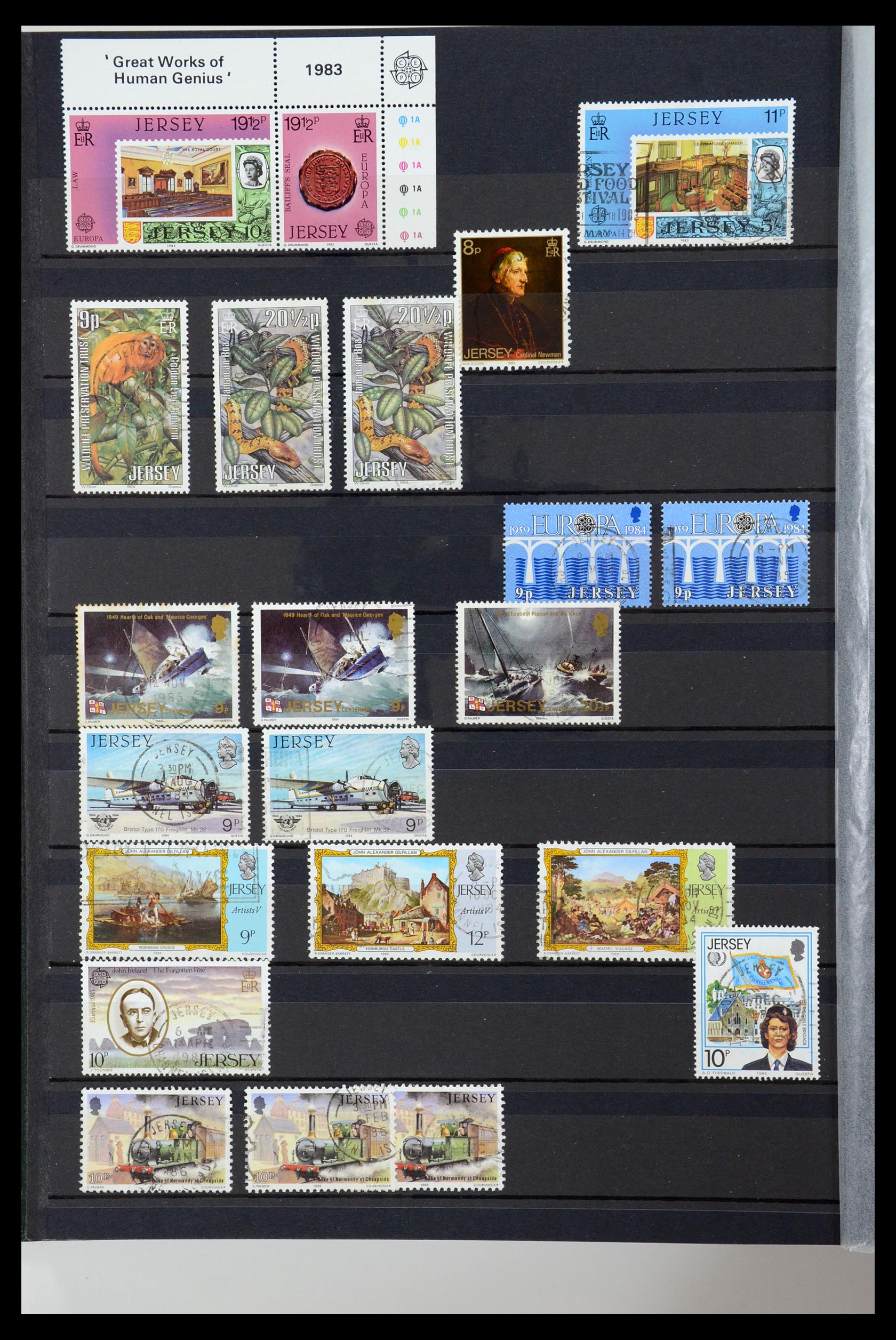 35354 042 - Postzegelverzameling 35354 Kanaaleilanden 1969-2009.