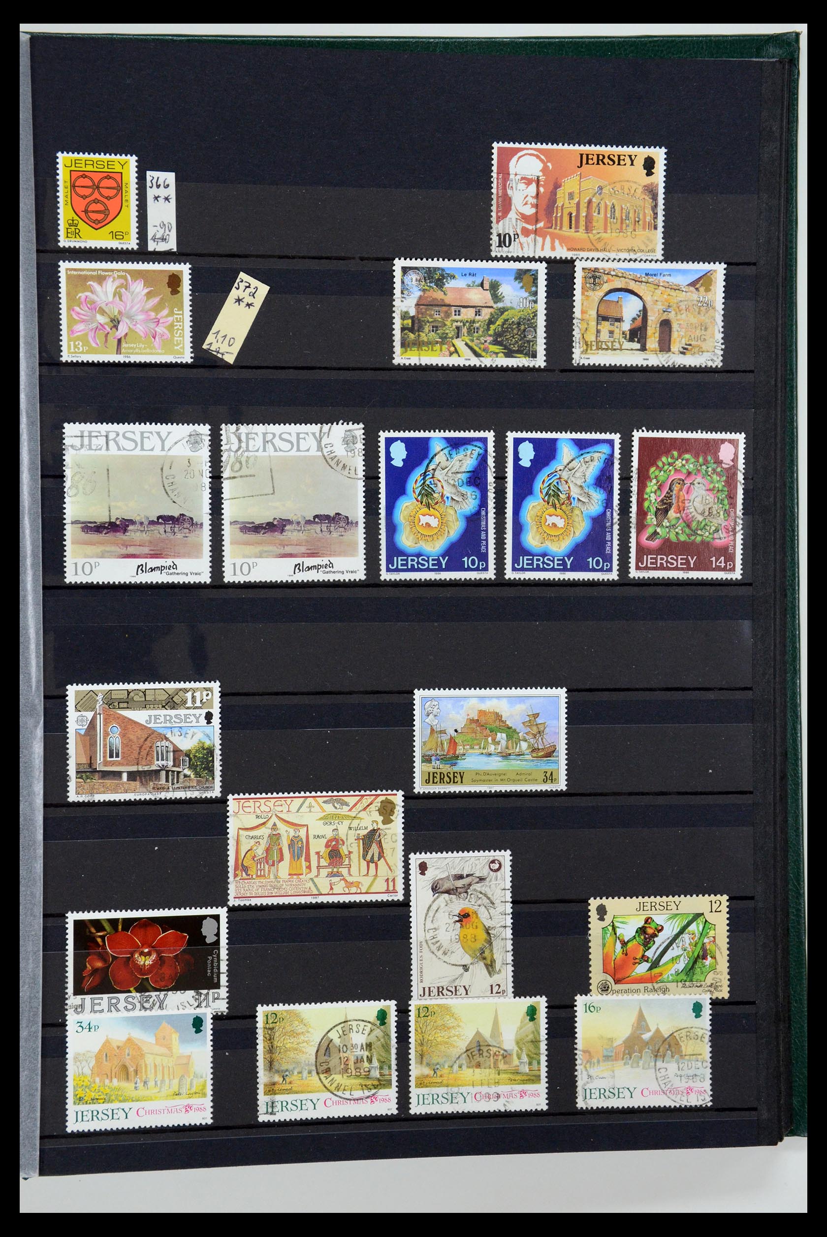 35354 043 - Postzegelverzameling 35354 Kanaaleilanden 1969-2009.