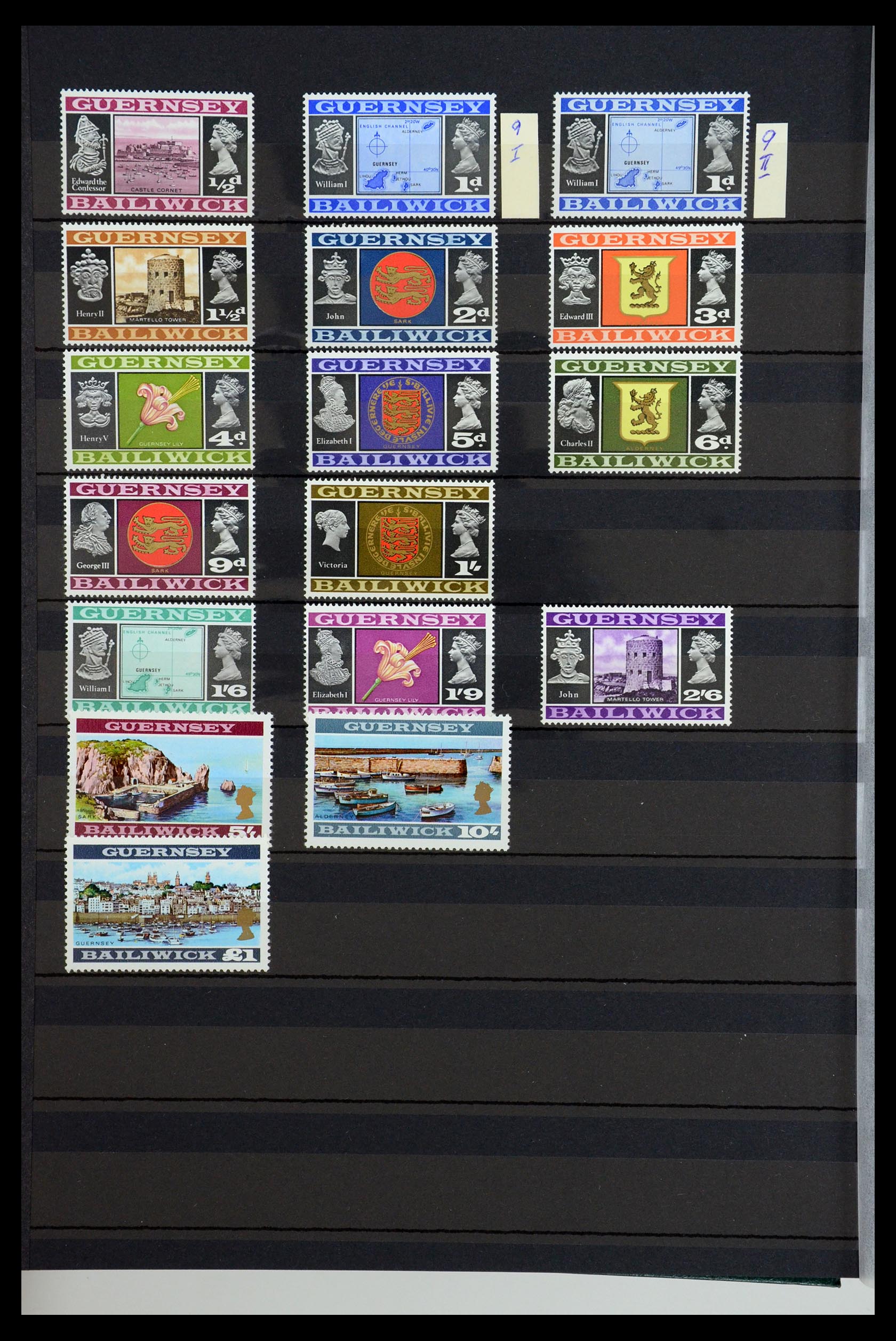 35354 056 - Postzegelverzameling 35354 Kanaaleilanden 1969-2009.