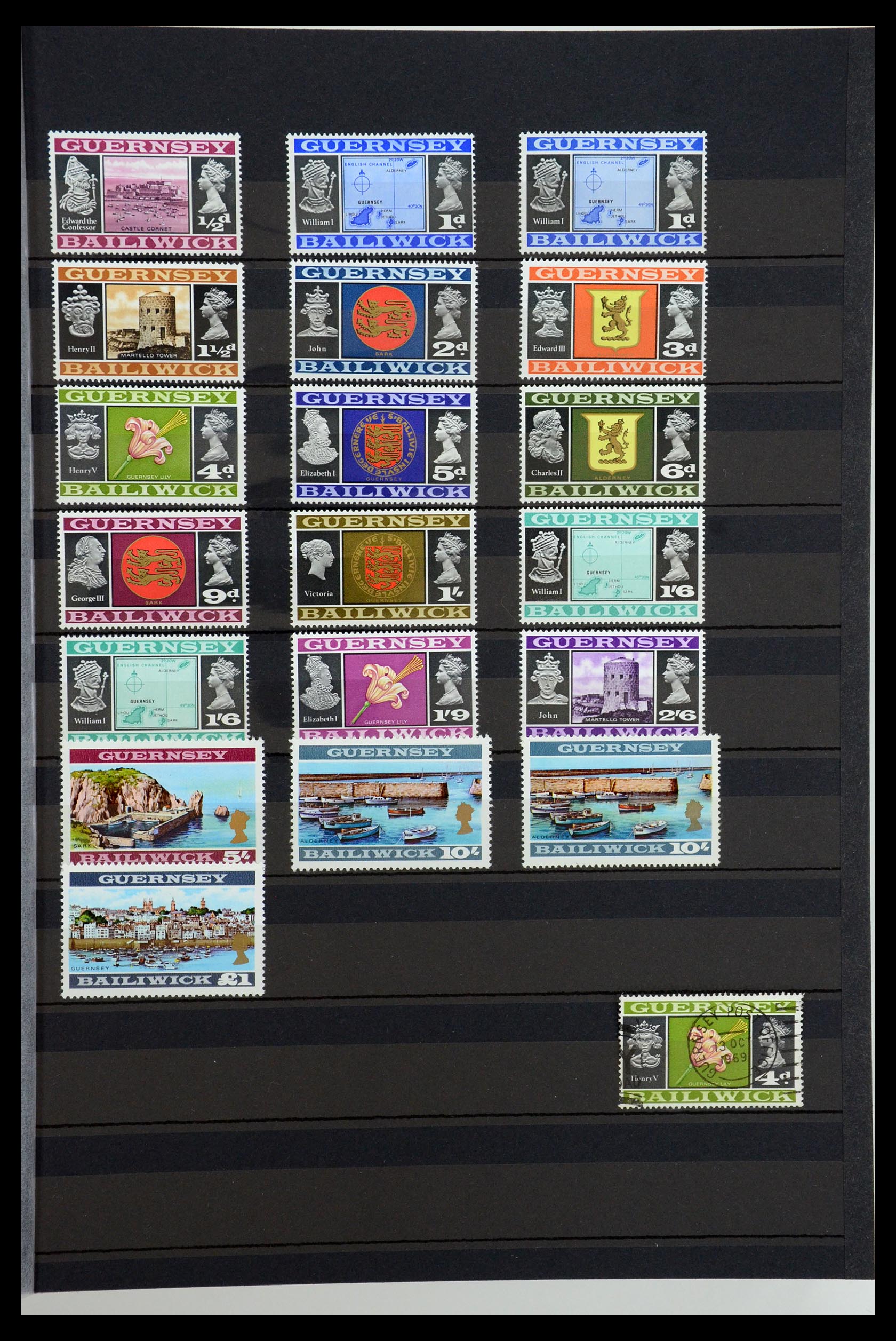 35354 057 - Postzegelverzameling 35354 Kanaaleilanden 1969-2009.