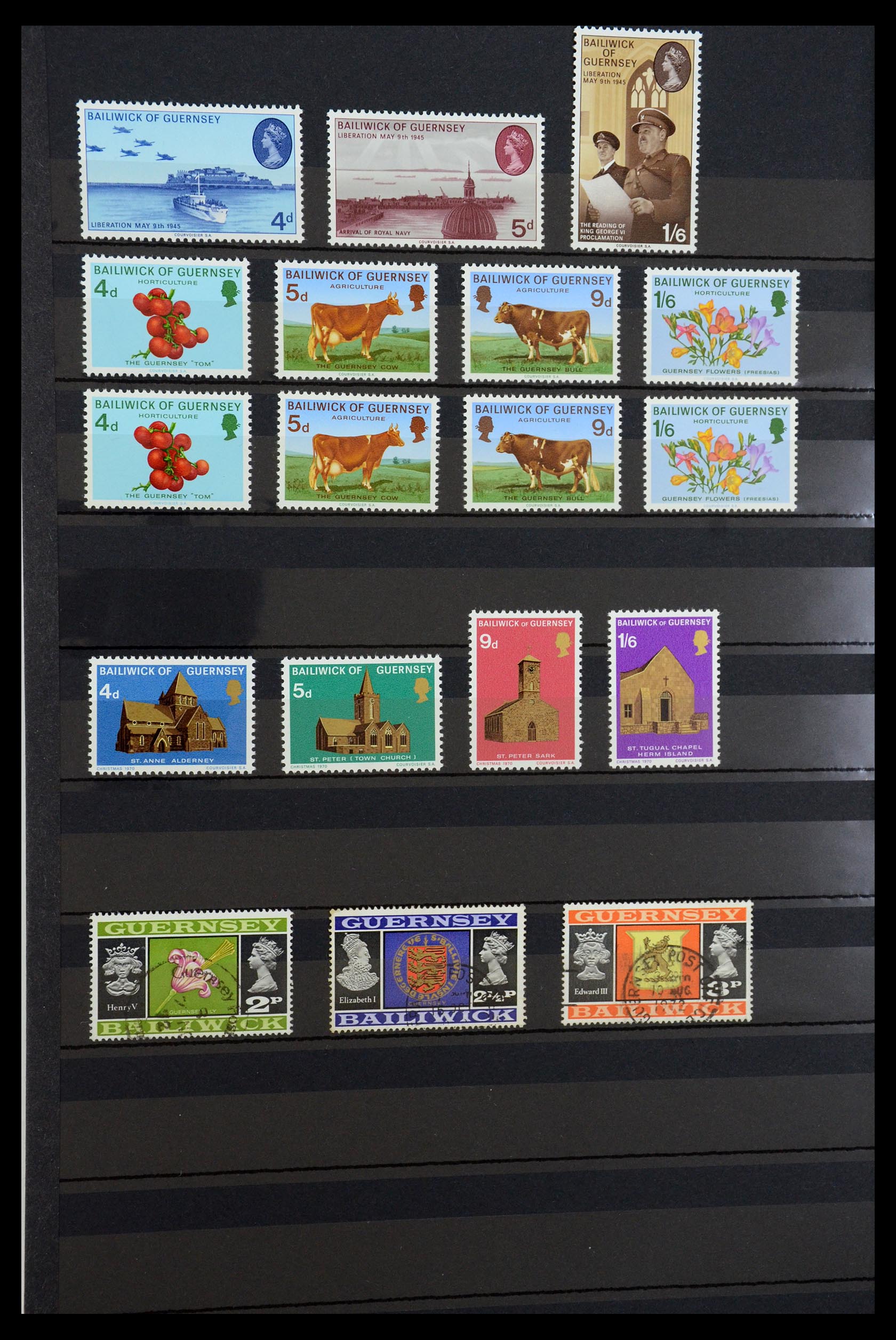 35354 058 - Postzegelverzameling 35354 Kanaaleilanden 1969-2009.