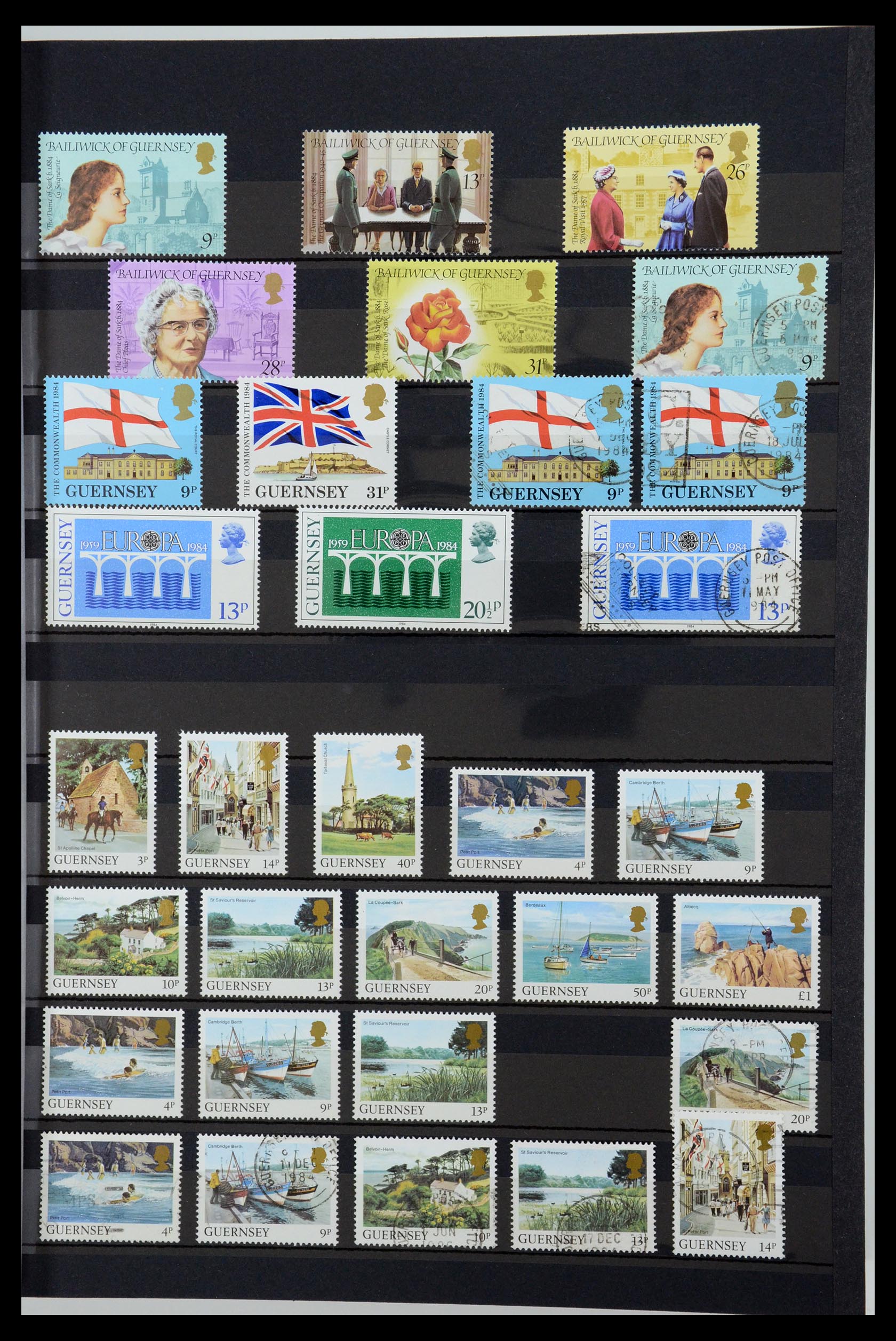 35354 069 - Stamp Collection 35354 Channel Islands 1969-2009.