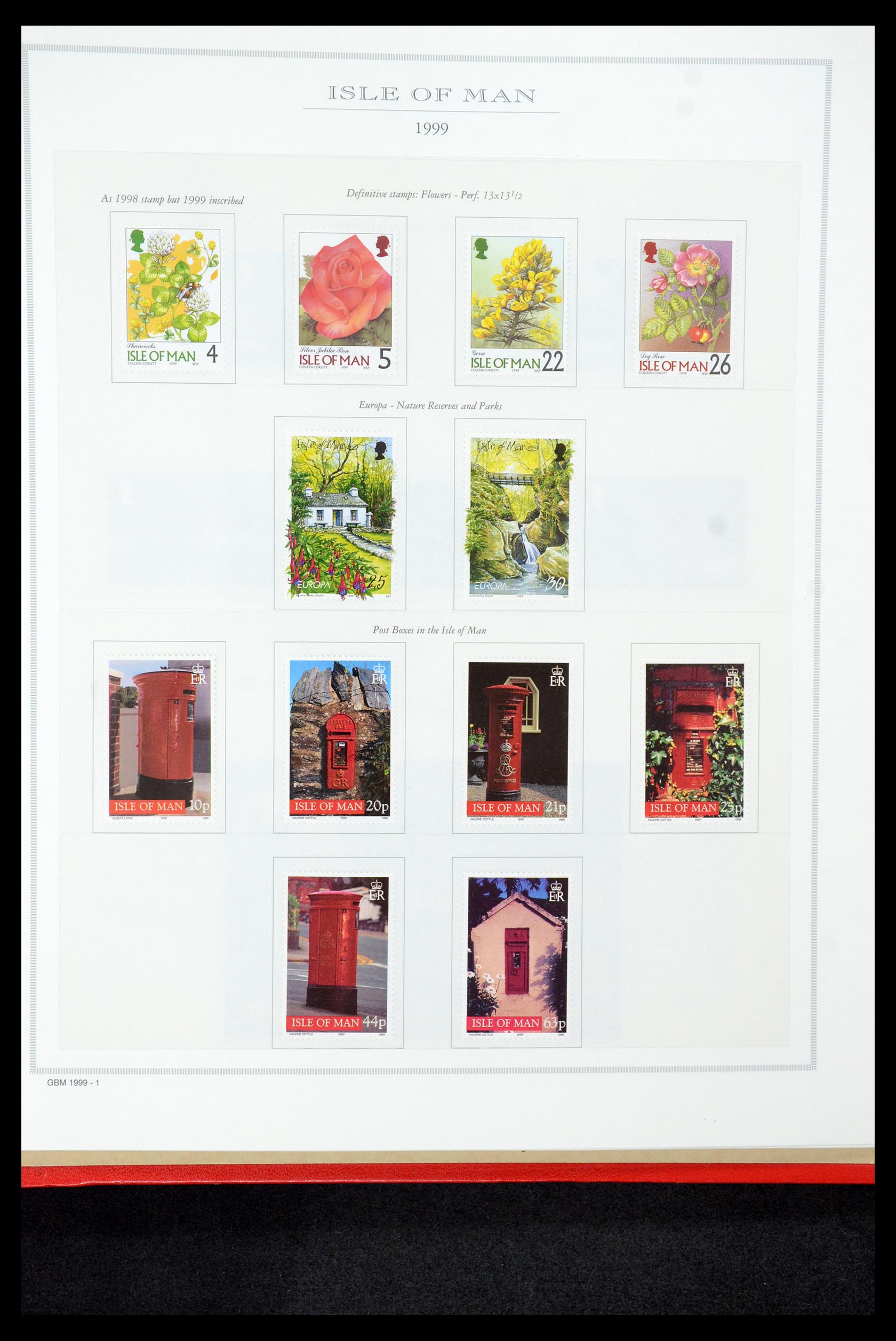 35354 389 - Postzegelverzameling 35354 Kanaaleilanden 1969-2009.