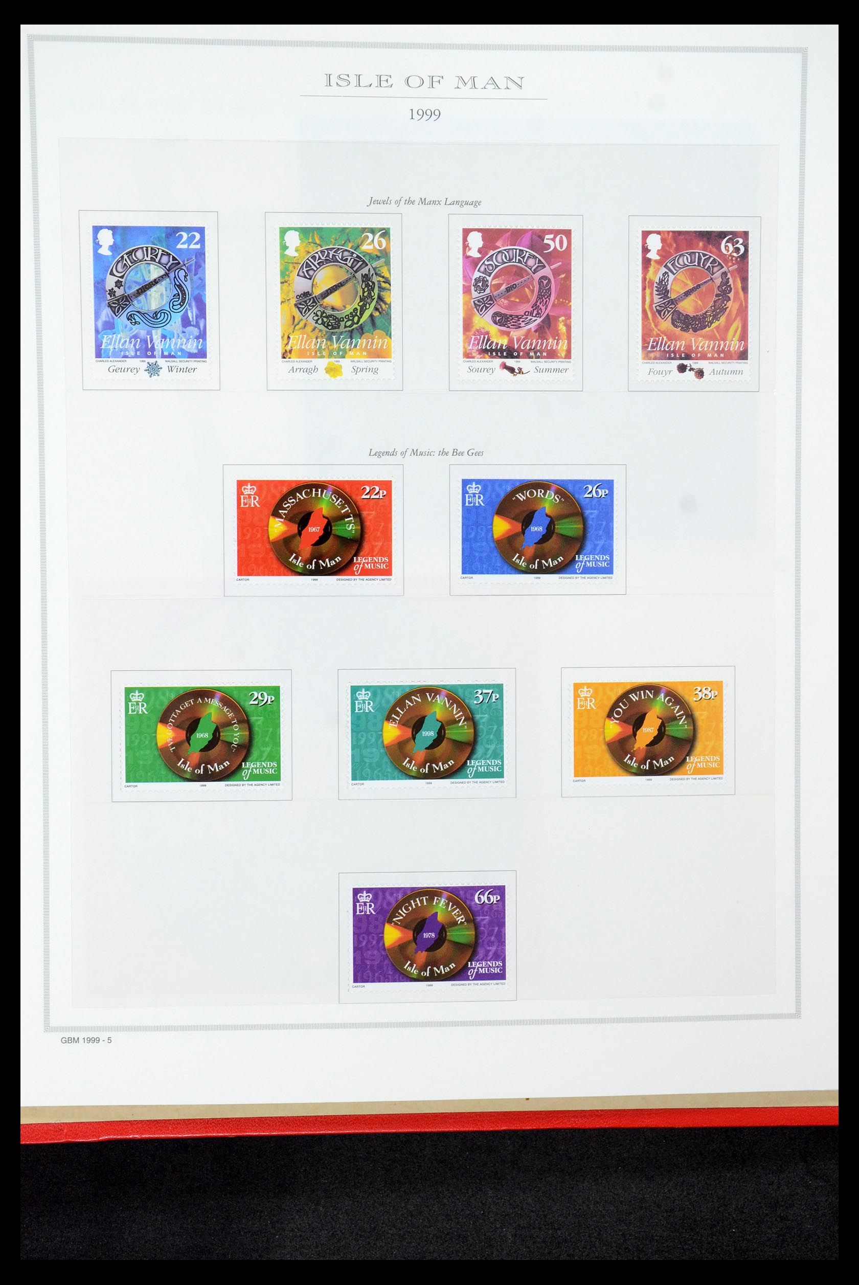 35354 393 - Postzegelverzameling 35354 Kanaaleilanden 1969-2009.