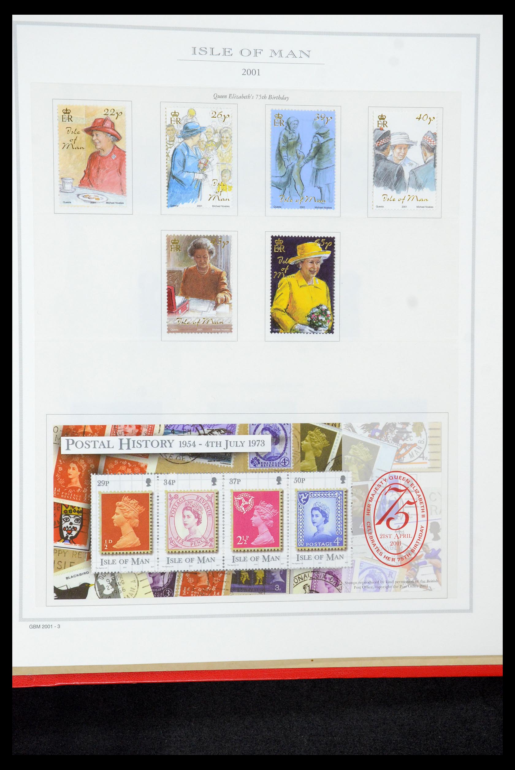 35354 402 - Postzegelverzameling 35354 Kanaaleilanden 1969-2009.