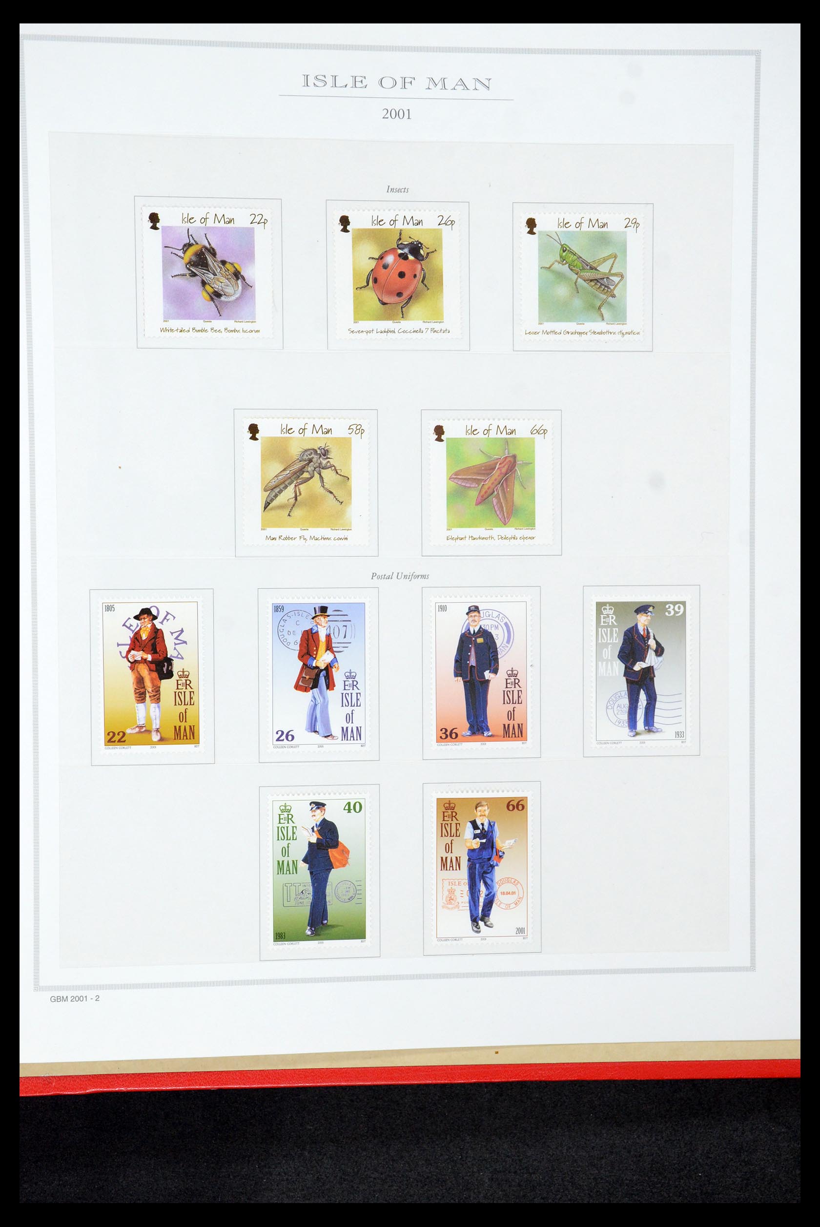 35354 406 - Postzegelverzameling 35354 Kanaaleilanden 1969-2009.