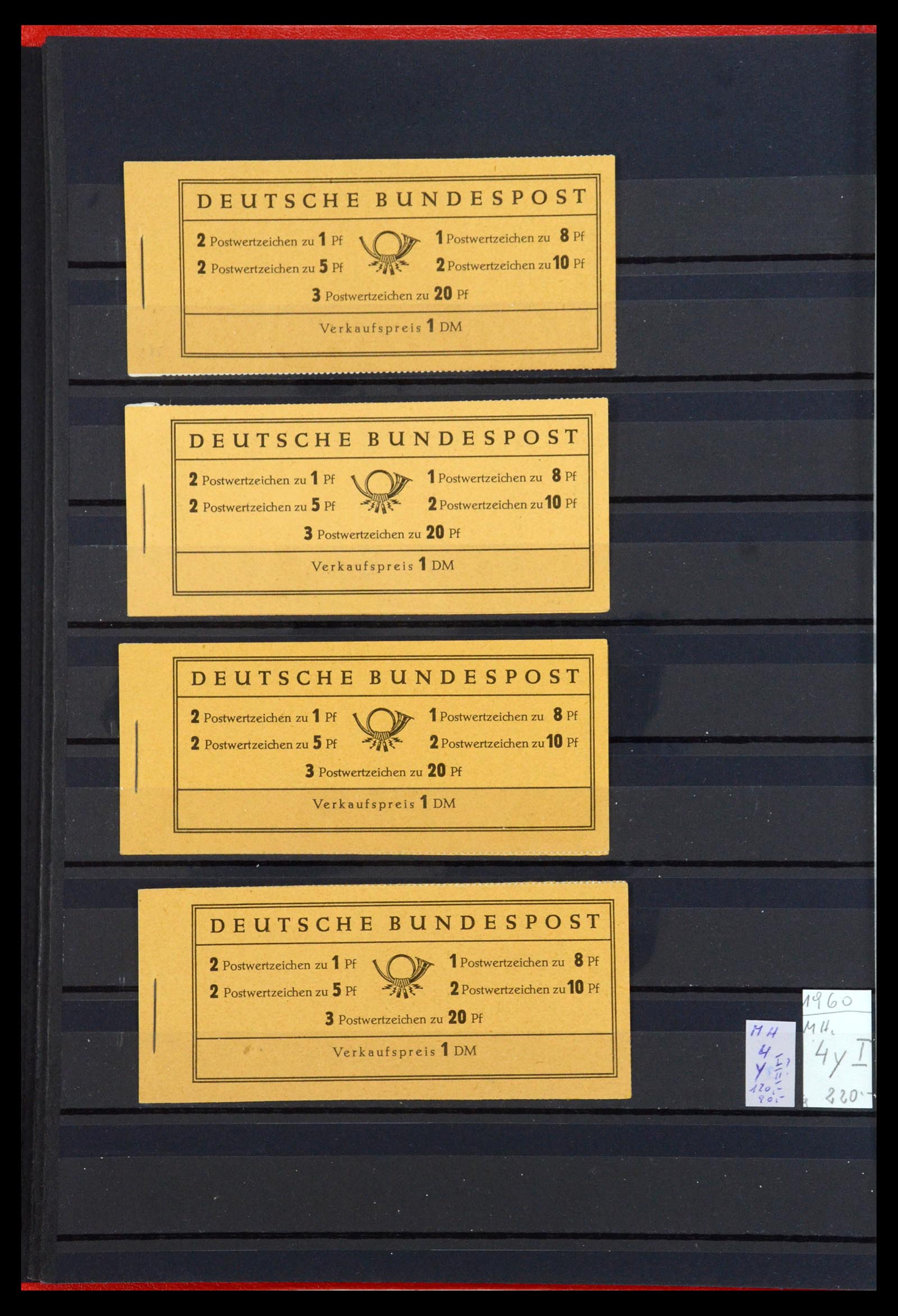 35356 004 - Postzegelverzameling 35356 Bundespost postzegelboekjes en combinaties