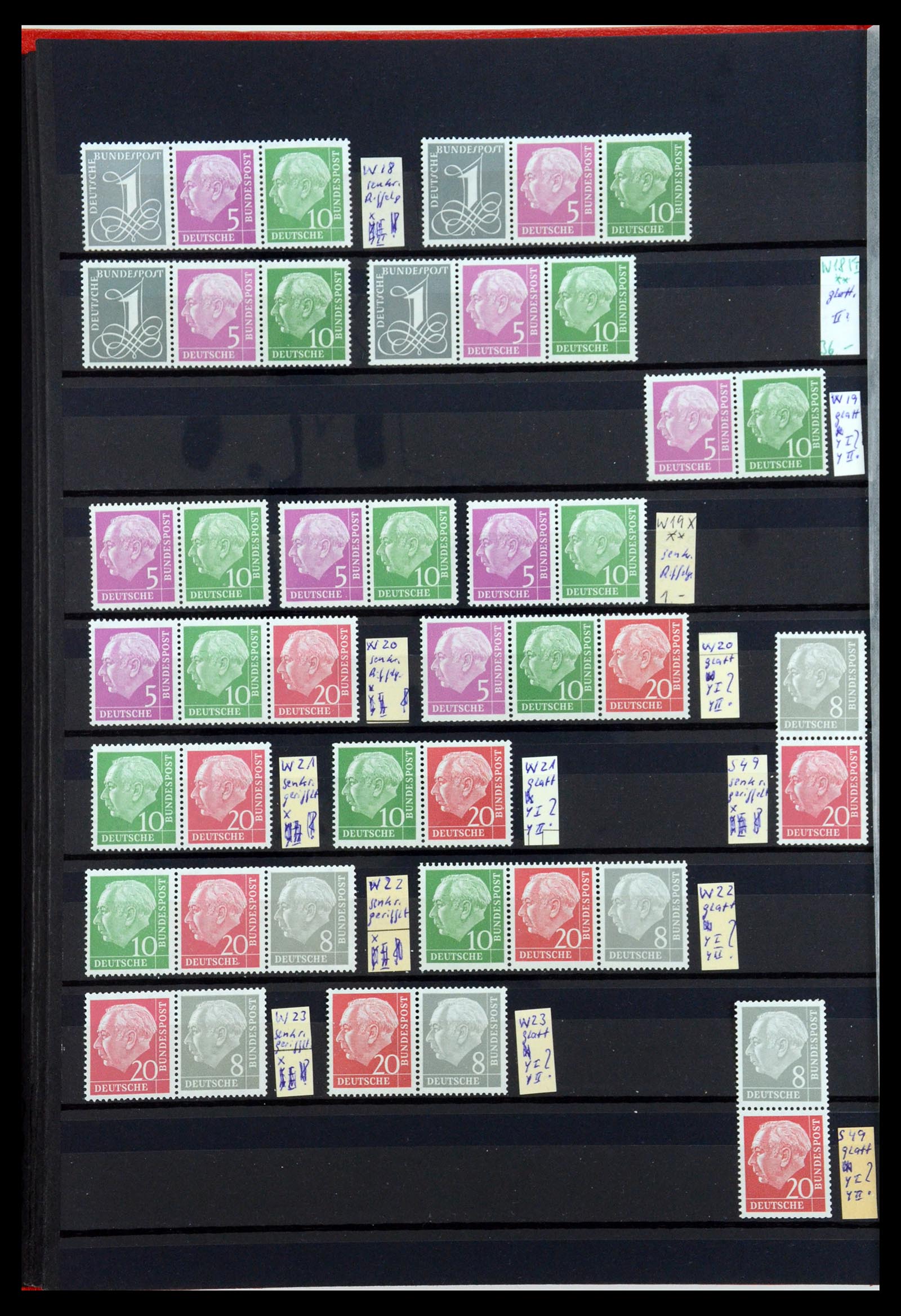 35356 006 - Postzegelverzameling 35356 Bundespost postzegelboekjes en combinaties
