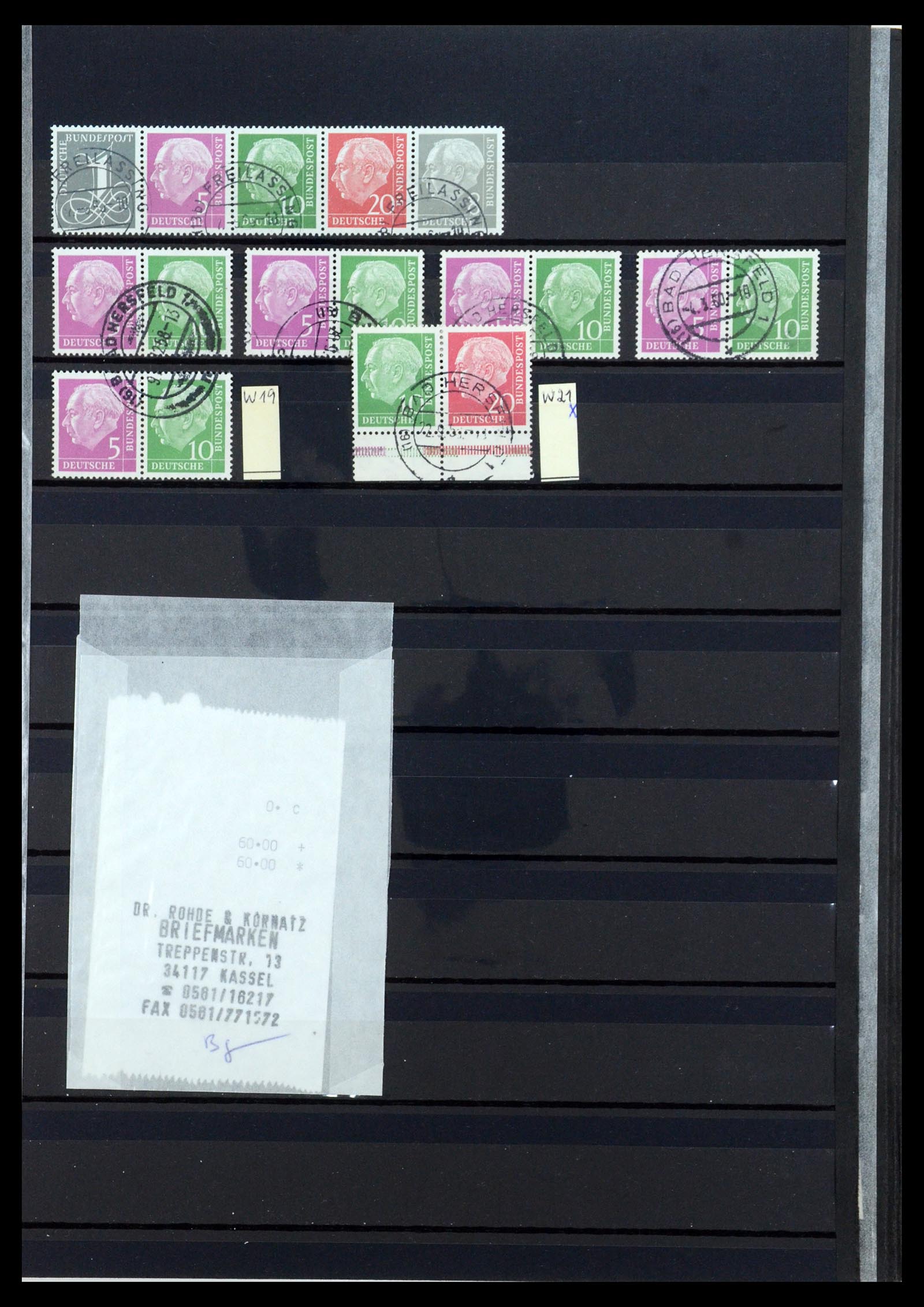 35356 007 - Postzegelverzameling 35356 Bundespost postzegelboekjes en combinaties